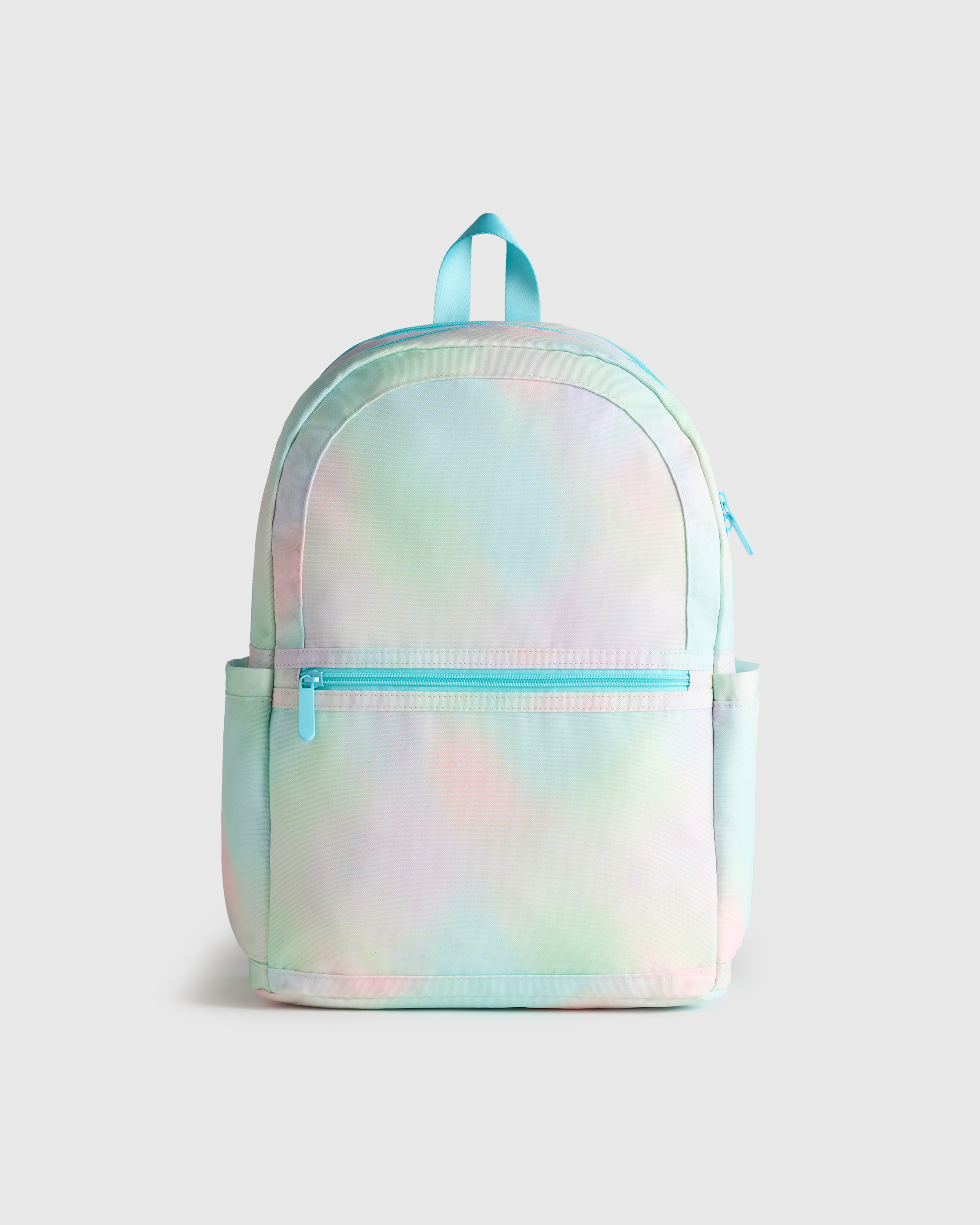 Rainbow Clouds Recycled Double Pocket Backpack