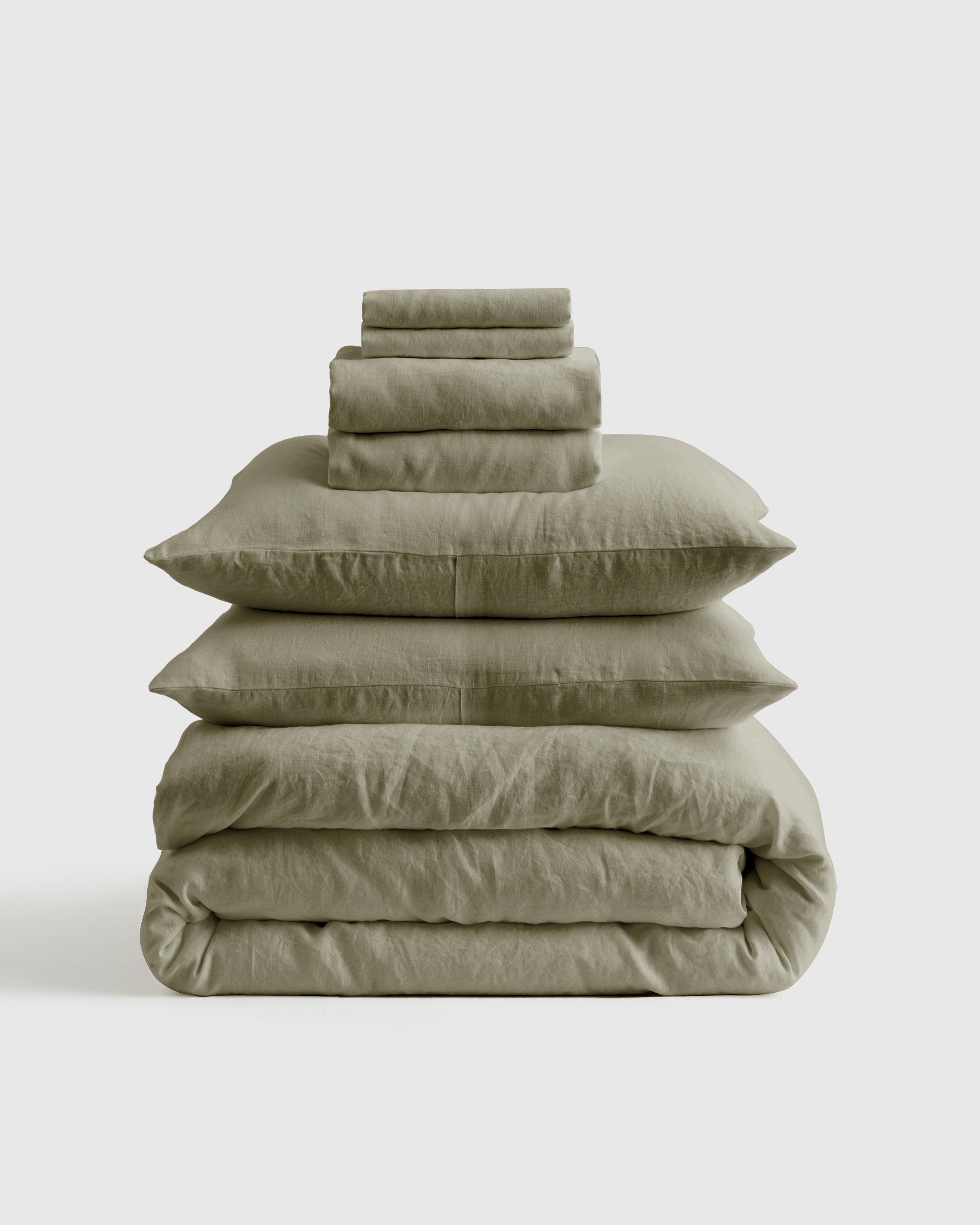 Willowleaf European Linen Deluxe Bedding Bundle
