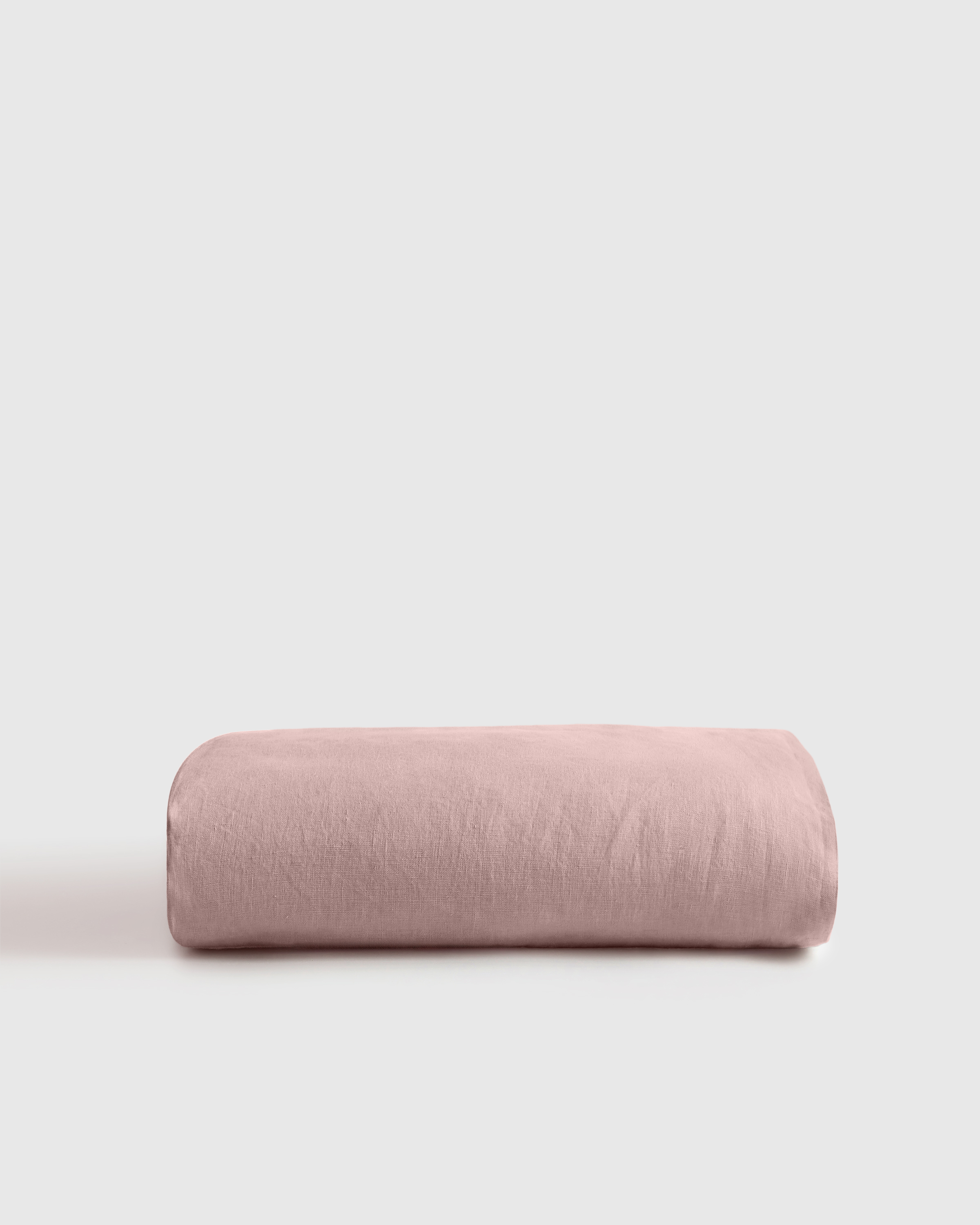 Dusty Mauve European Linen Flat Sheet