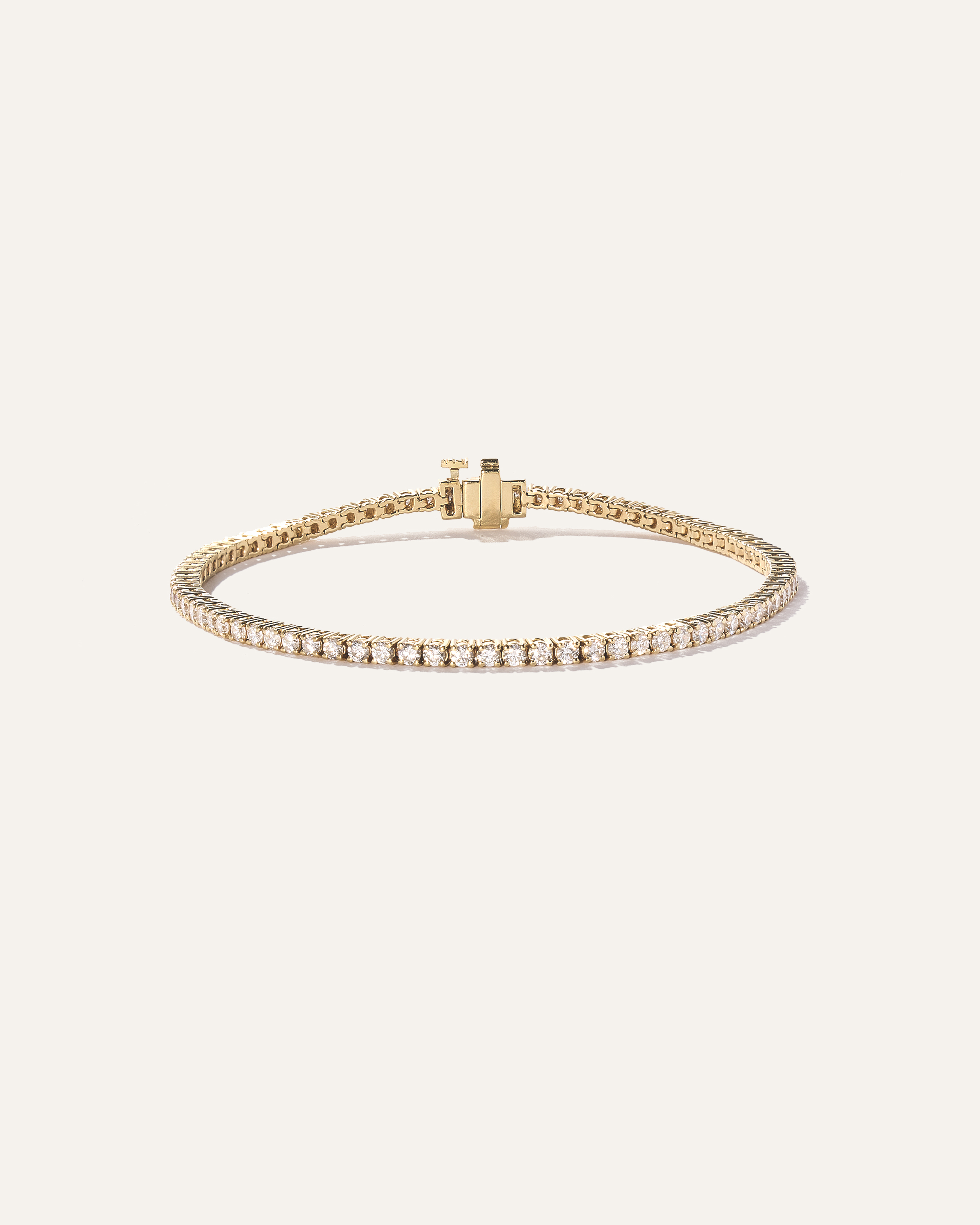 Quince Women's 14k Gold Lab Grown Diamond Tennis Bracelet In Yellow Gold