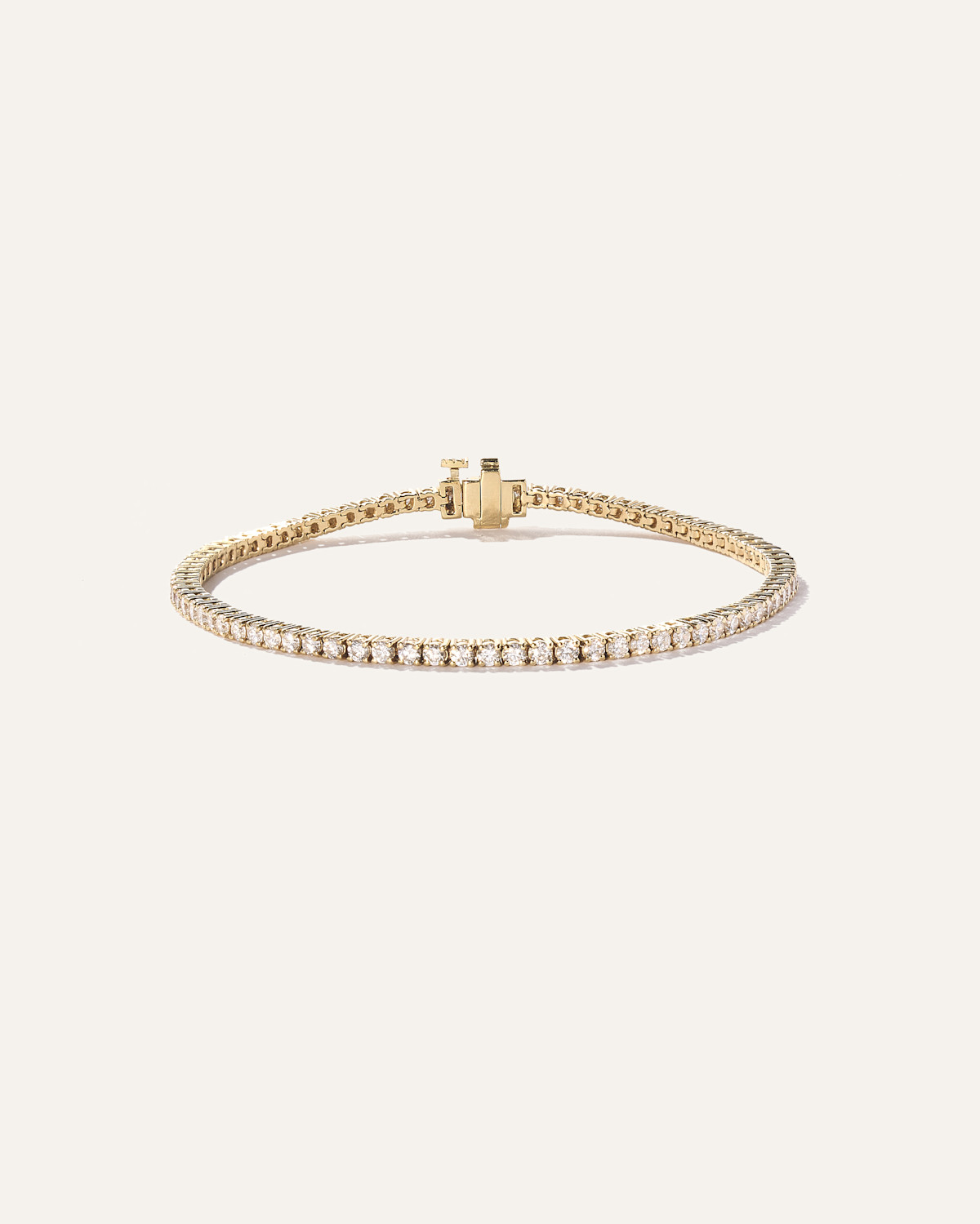 Quince 14K Gold Lab Grown Diamond Tennis Bracelet in Yellow Gold