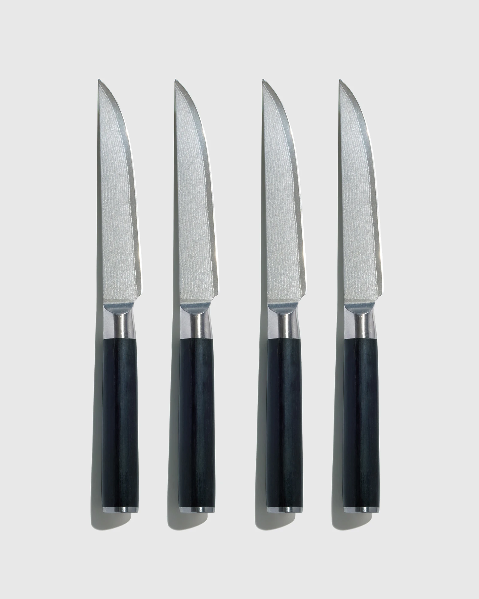 Japanese Damascus Steel Steak Knife, Set of 4