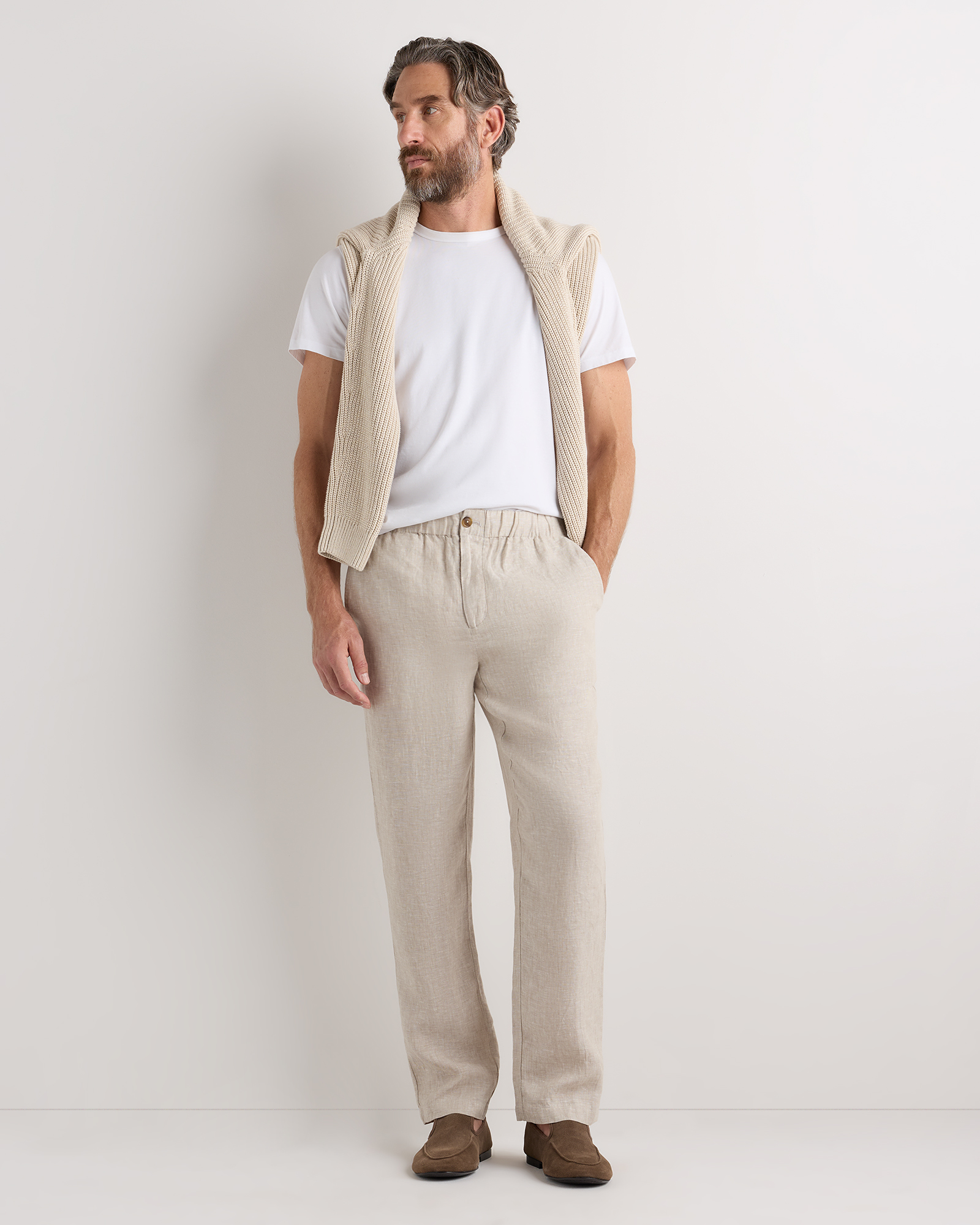Men's 100% European Linen Pants