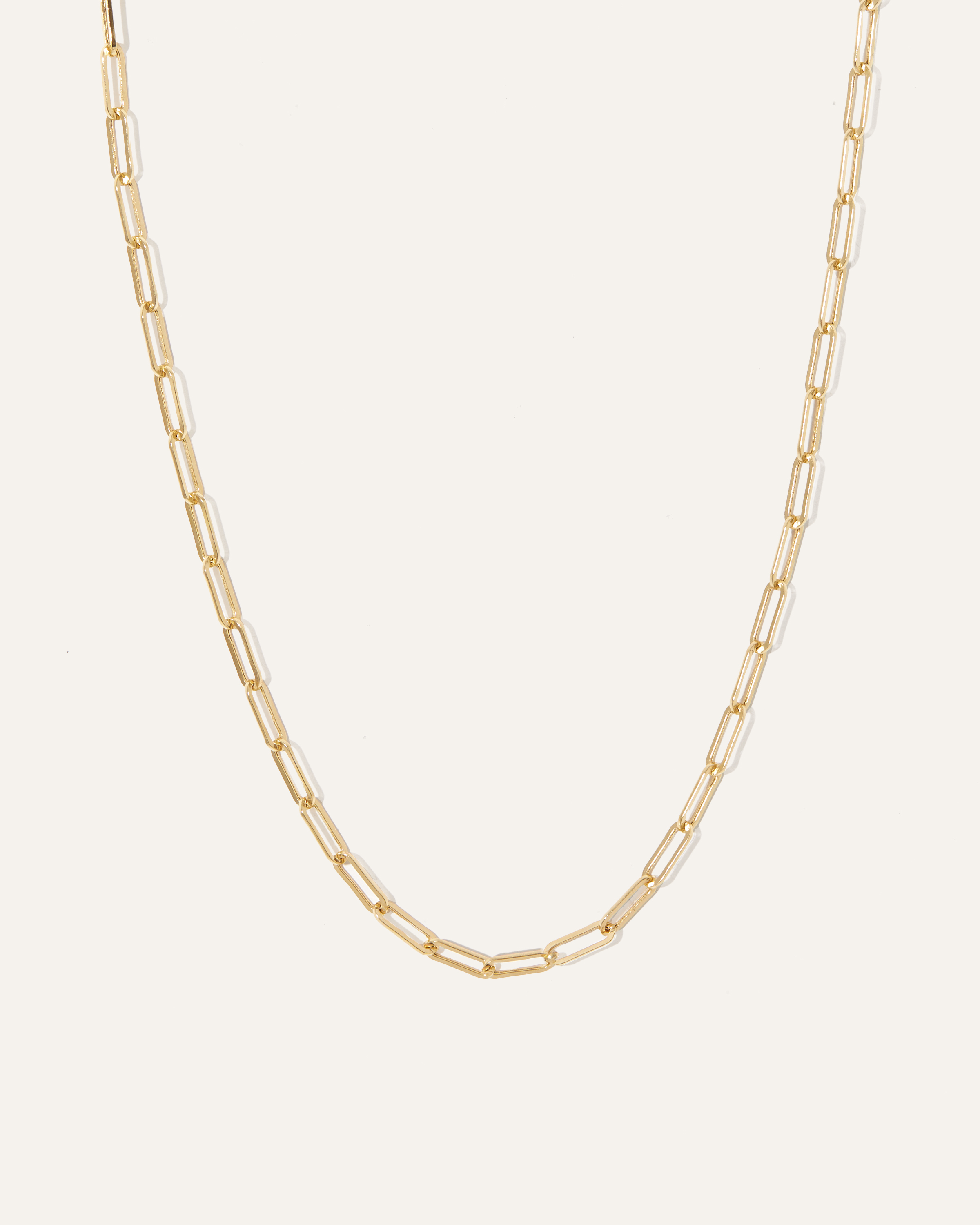 Quince Women's 14k Gold Medium Paperclip Chain Necklace In Yellow Gold