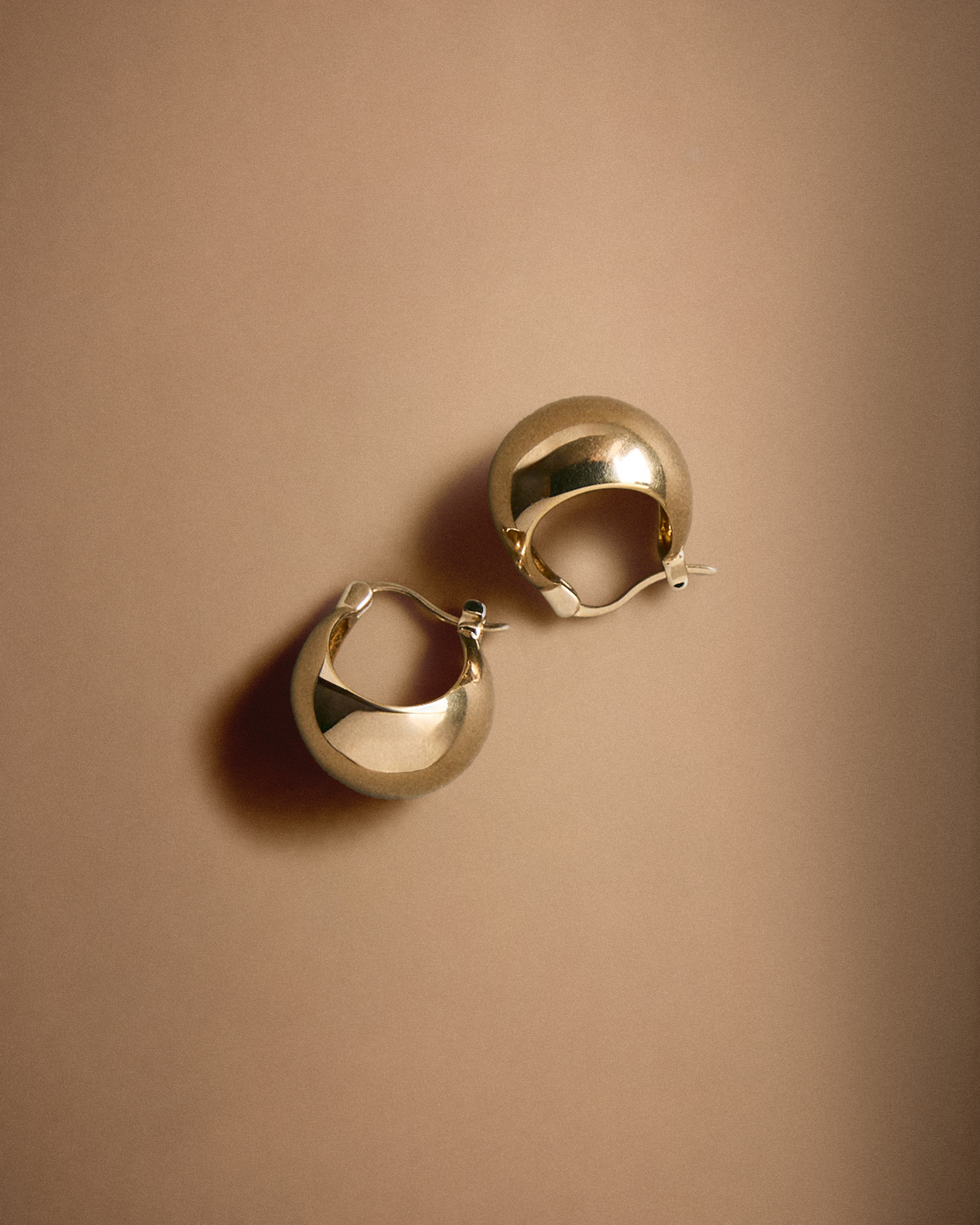 Gold Vermeil Globe Boho Hoops