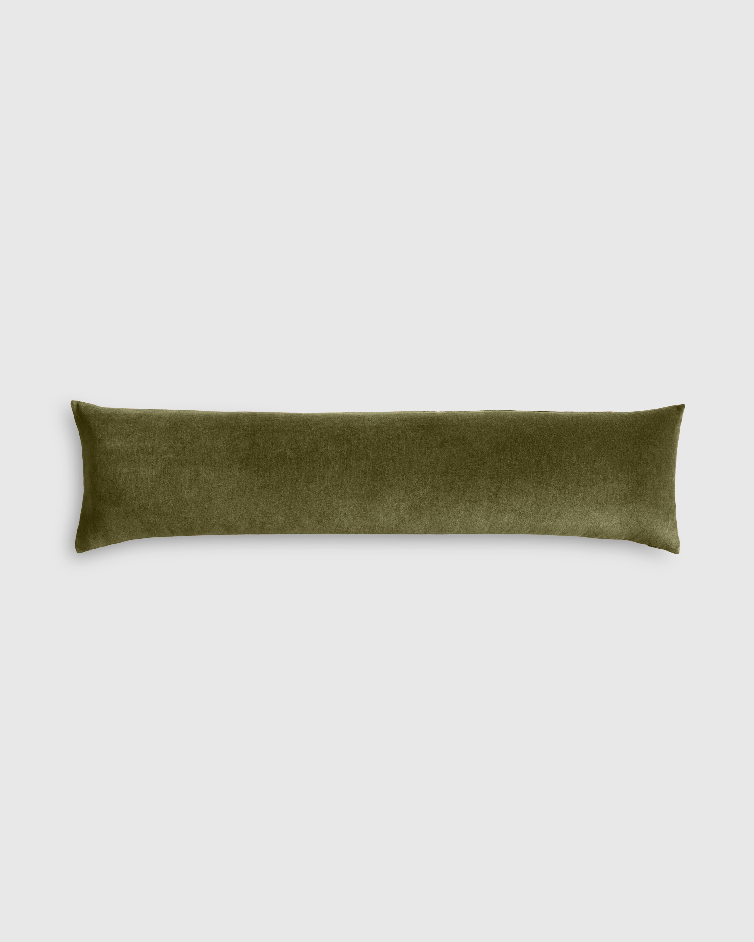 Moss Cotton Velvet Oversized Lumbar Pillow Cover