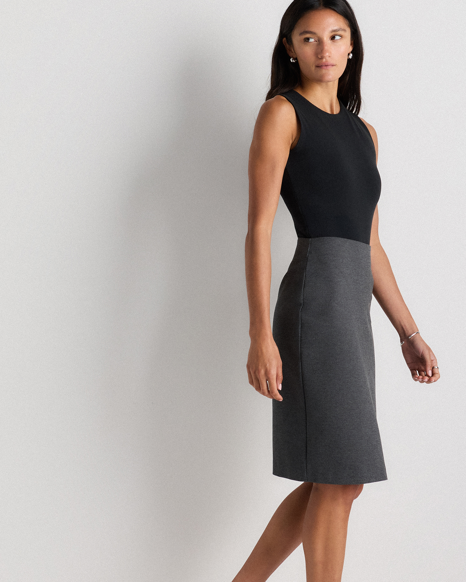 Ultra-Stretch Ponte Pencil Skirt