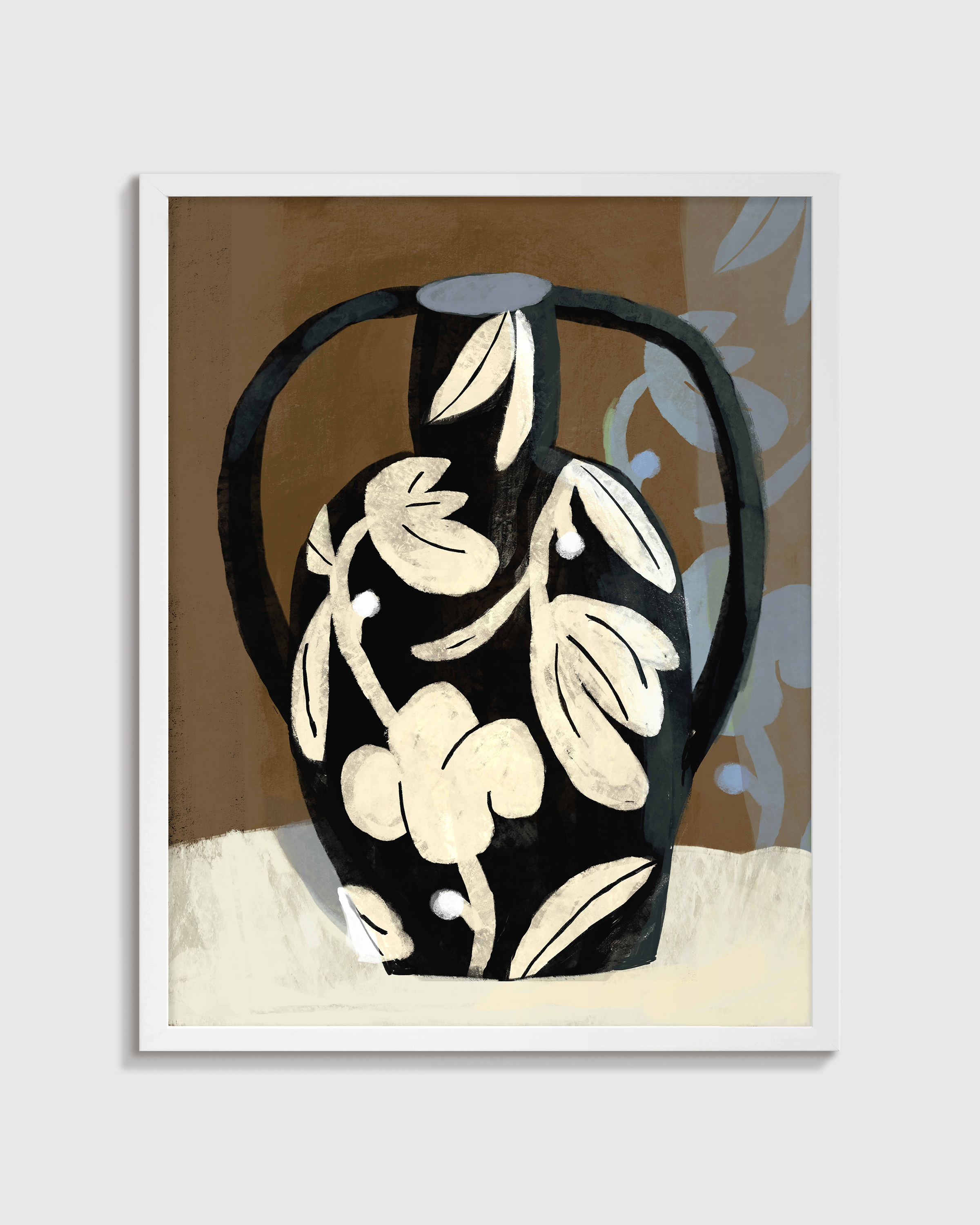 White Ornamental Vase by Marco Marella