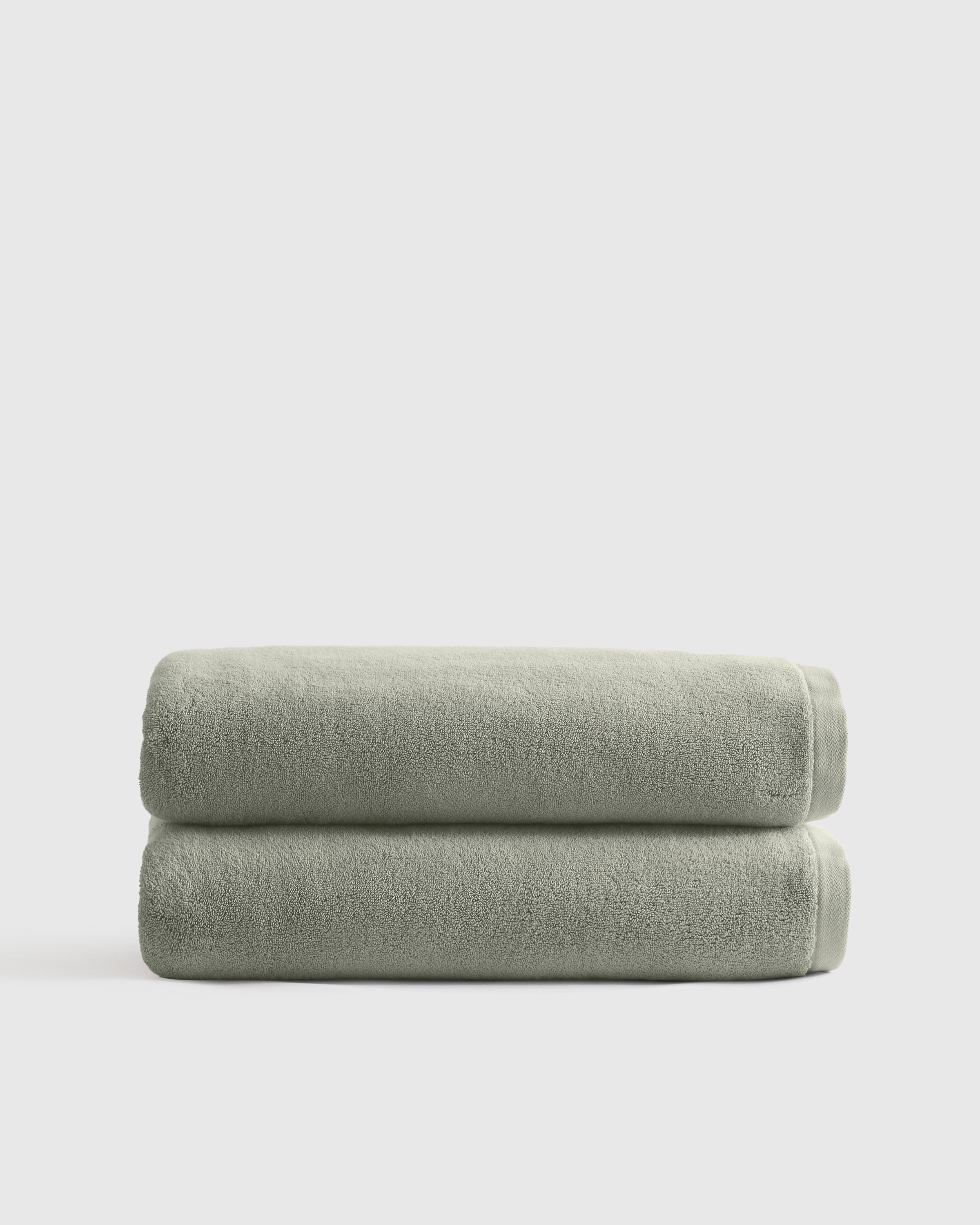Sage Plush Organic Turkish Cotton Bath Sheet (Set of 2)