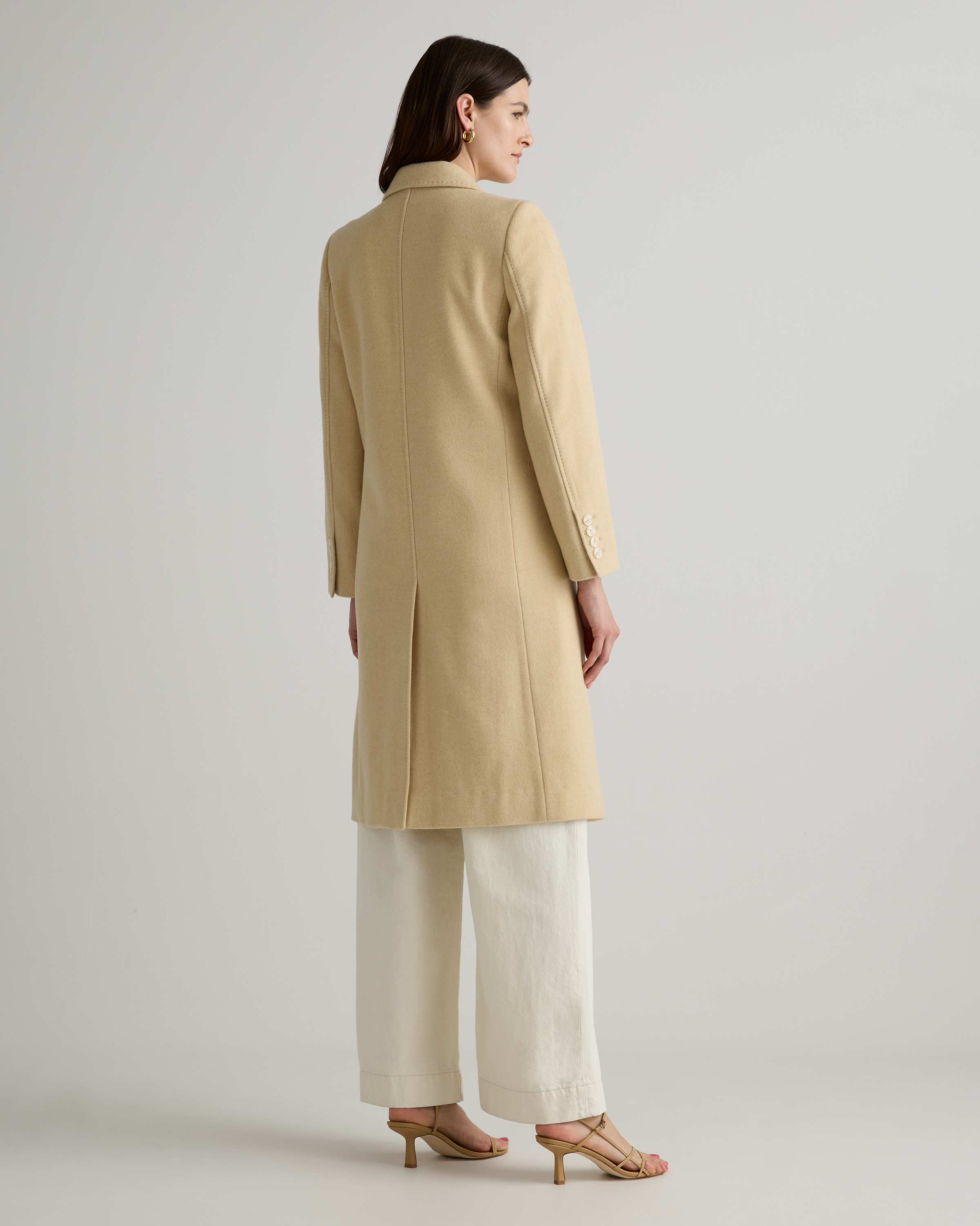 Italian Wool Double-Breasted Coat