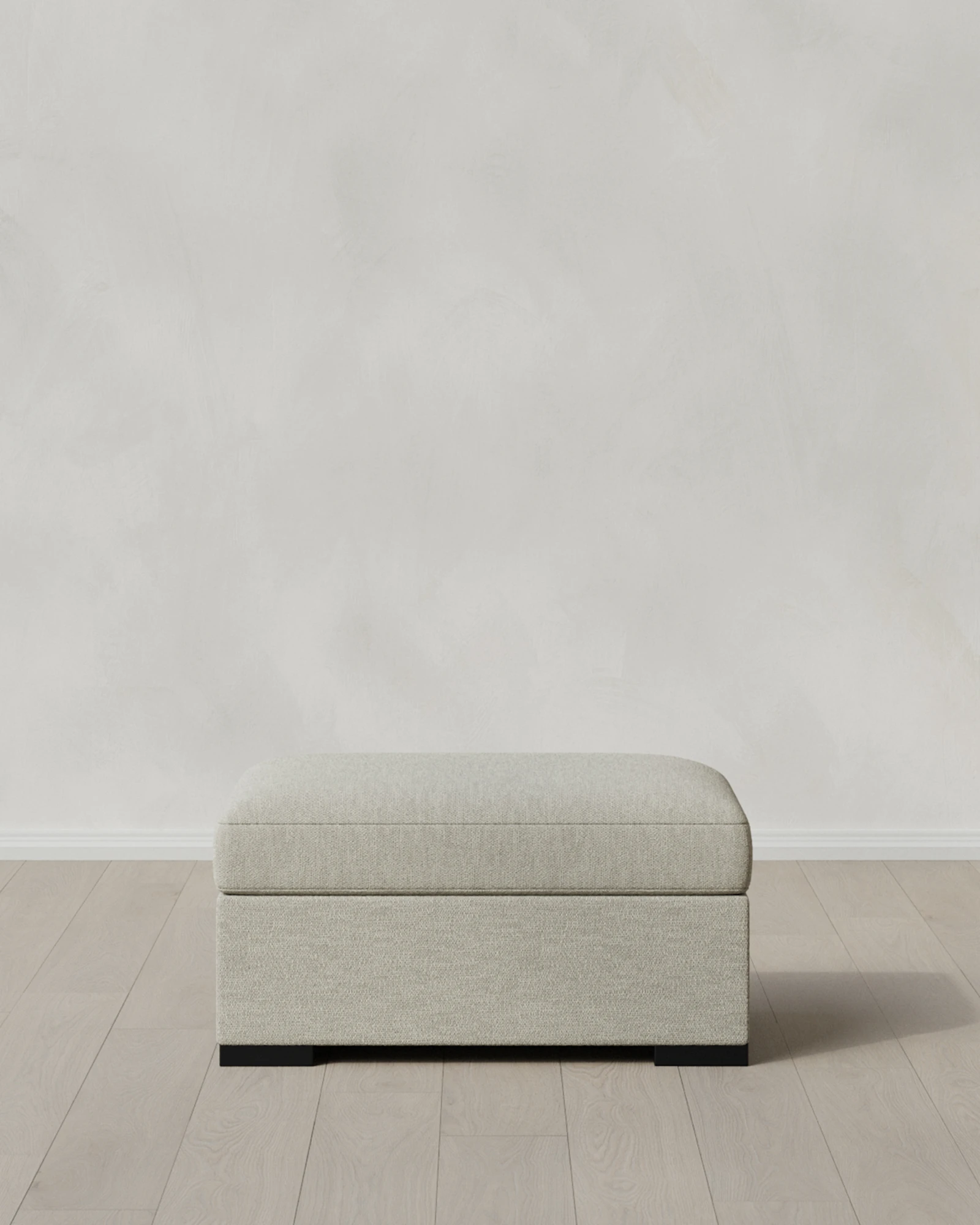 Stillman Ottoman in Performance Basketweave