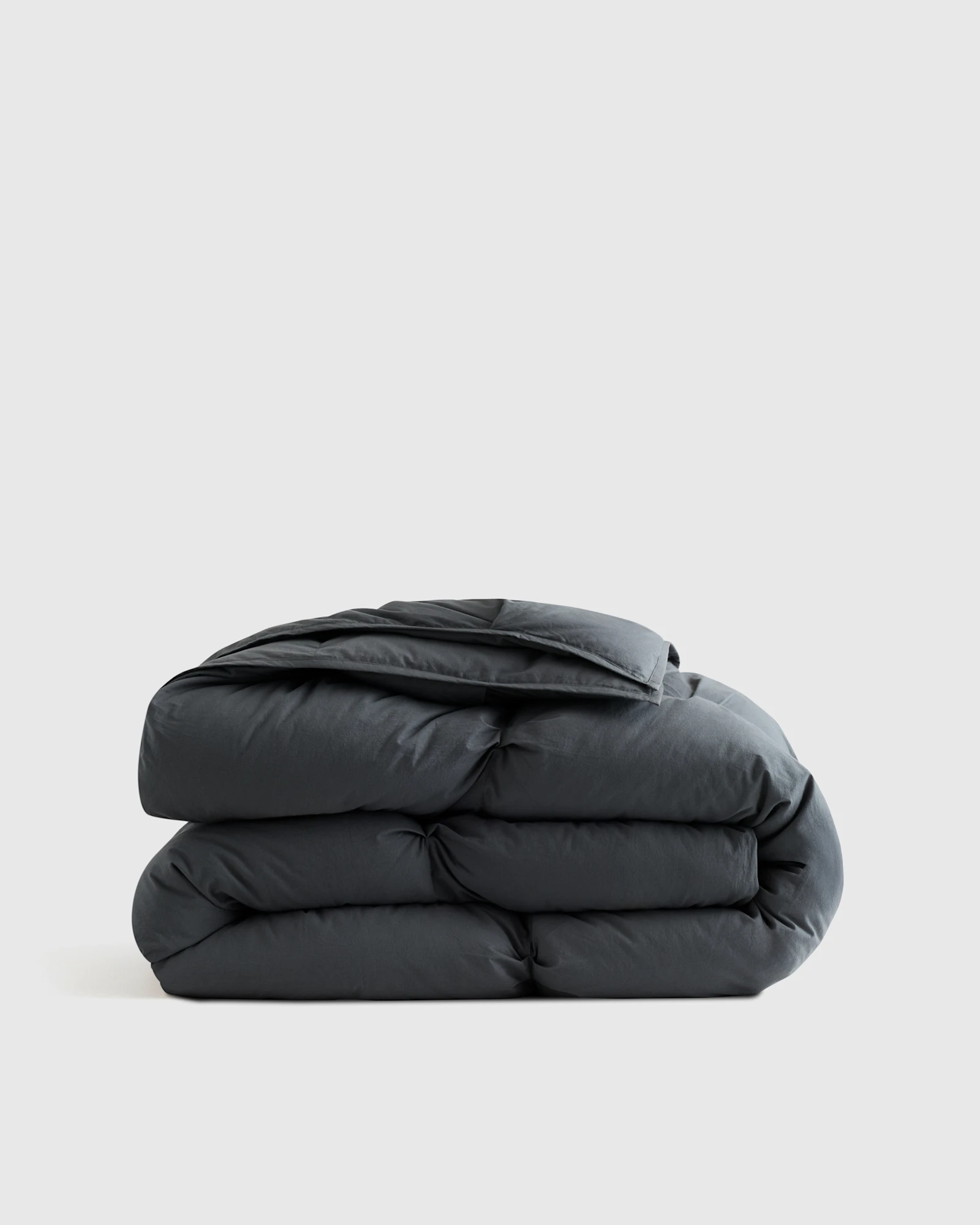 Cotton Pintuck Comforter - Dusty Olive, Full/Queen