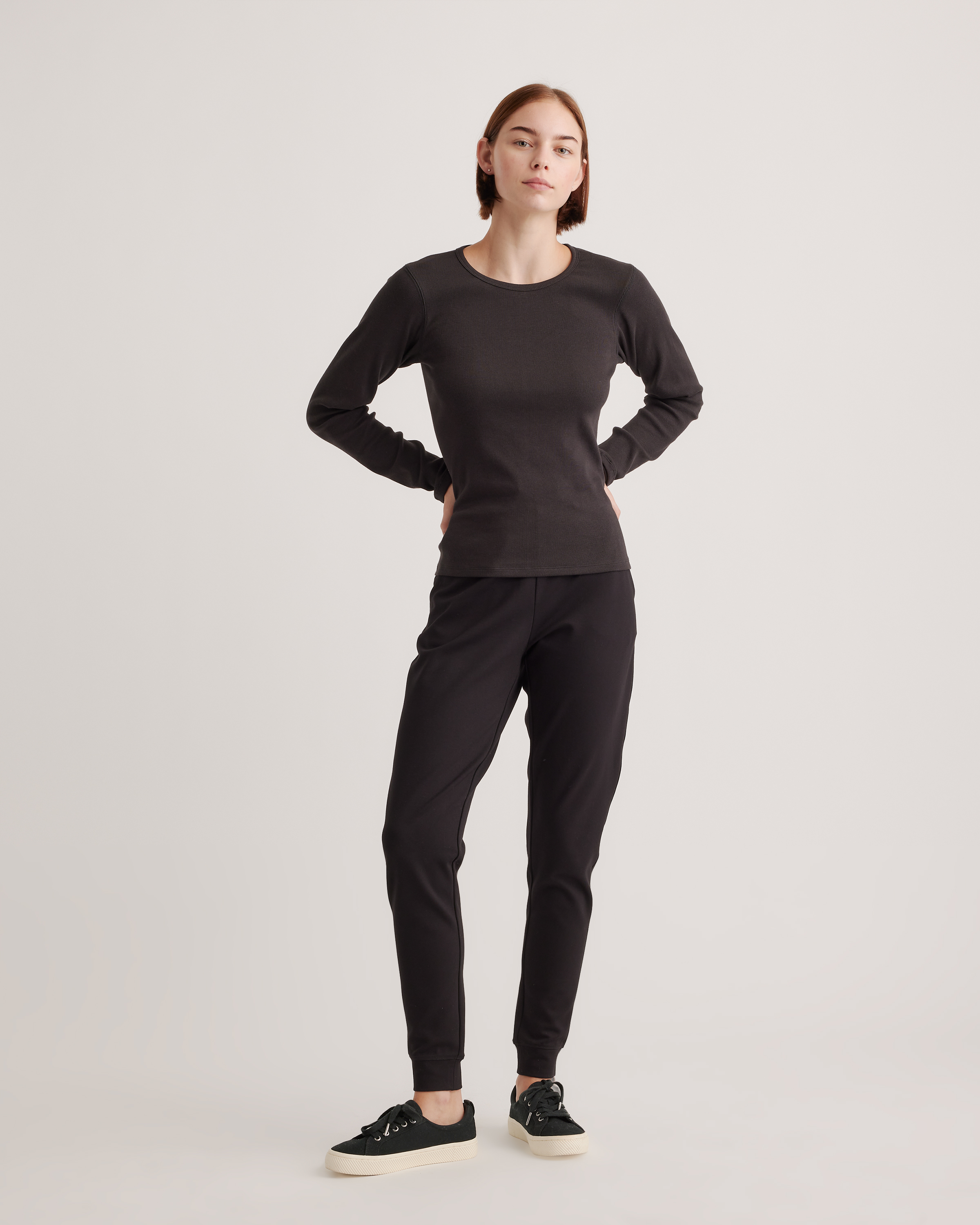 kiryuyriK Rib Jersey Long-T-Shirts M Organic Cotton Micro-Rib