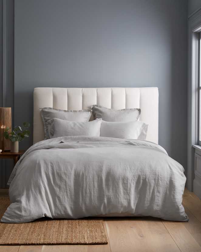EuropeanLinenEurosham LightGrey 038