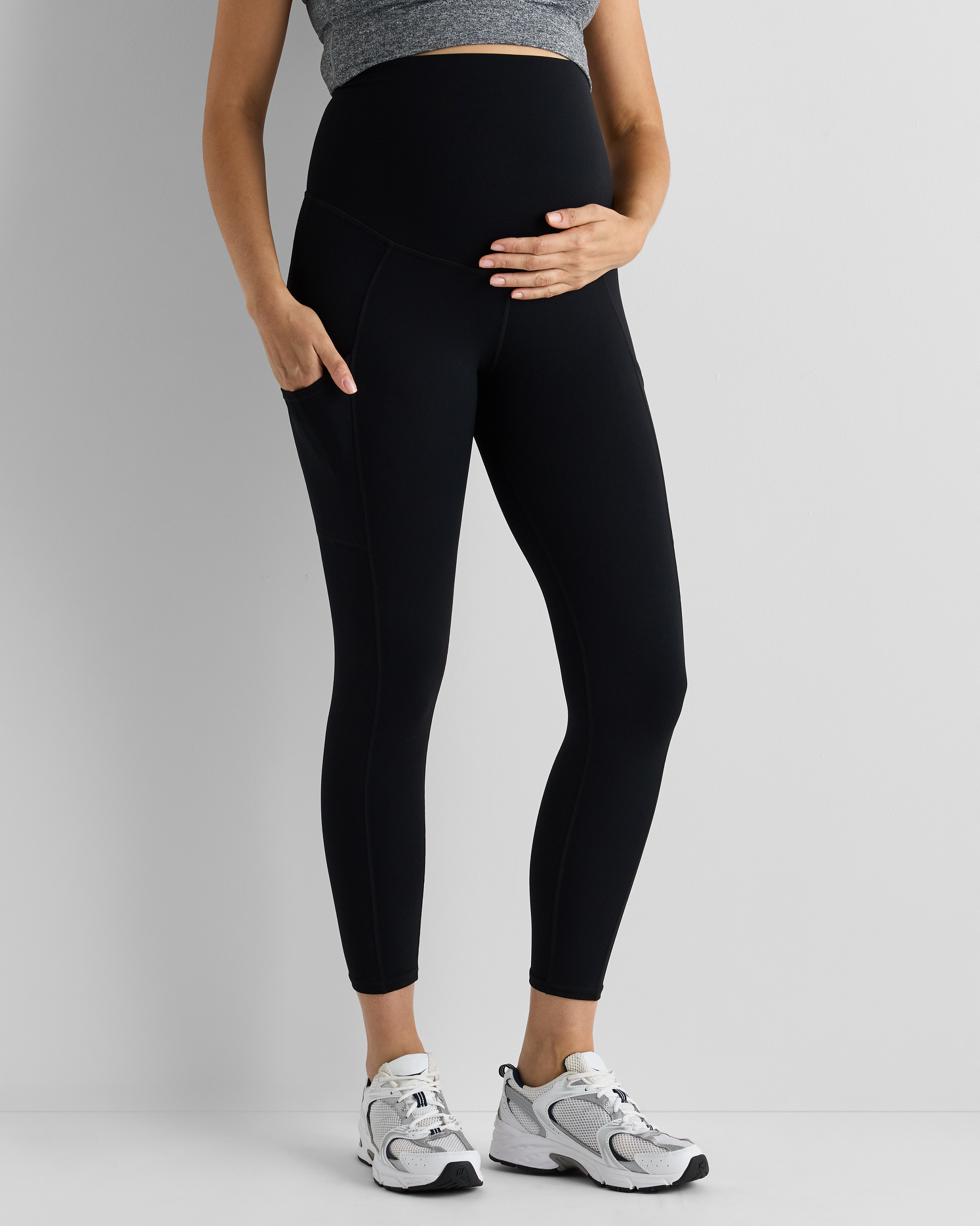 Black Ultra-Form Maternity Pocket Leggings