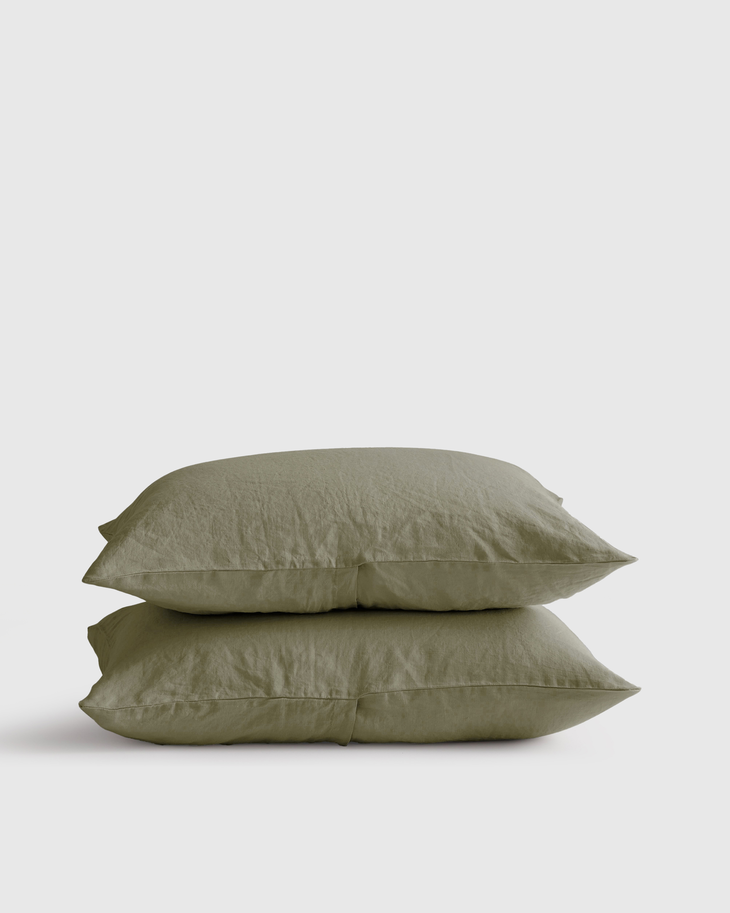 Willowleaf European Linen Sham Set