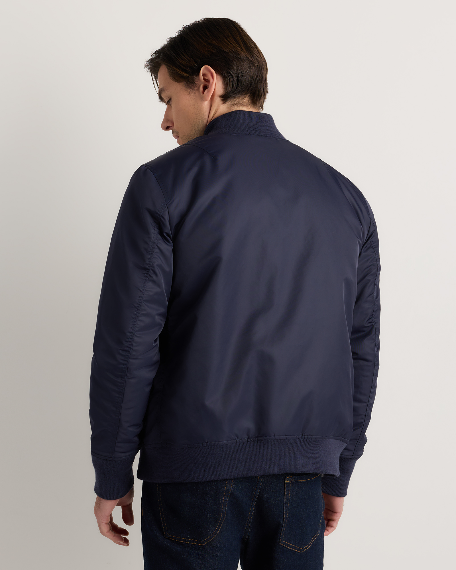 Men's Flight Nylon Bomber Jacket