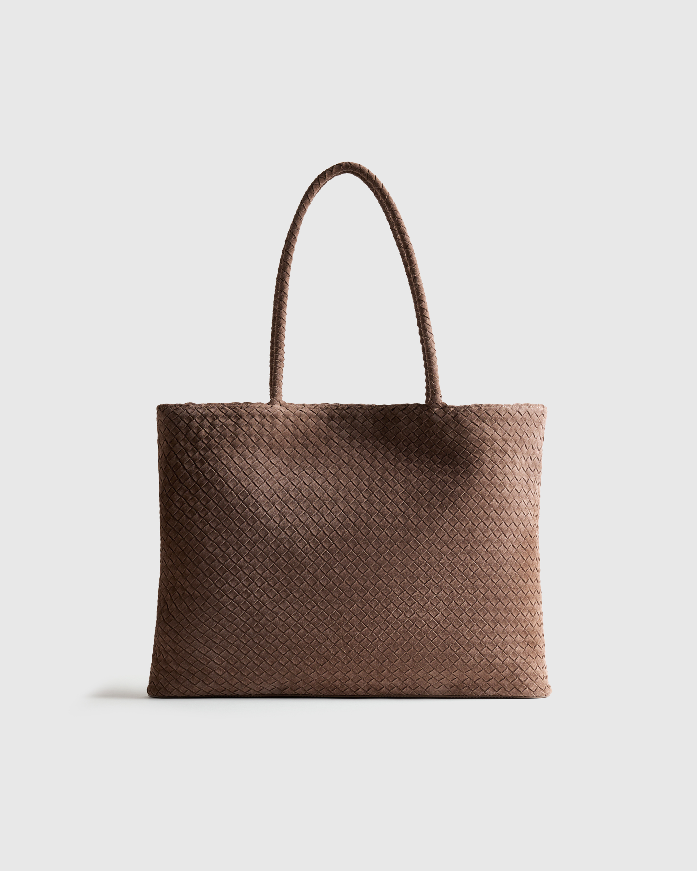 Pebble Siena Suede Handwoven Tote