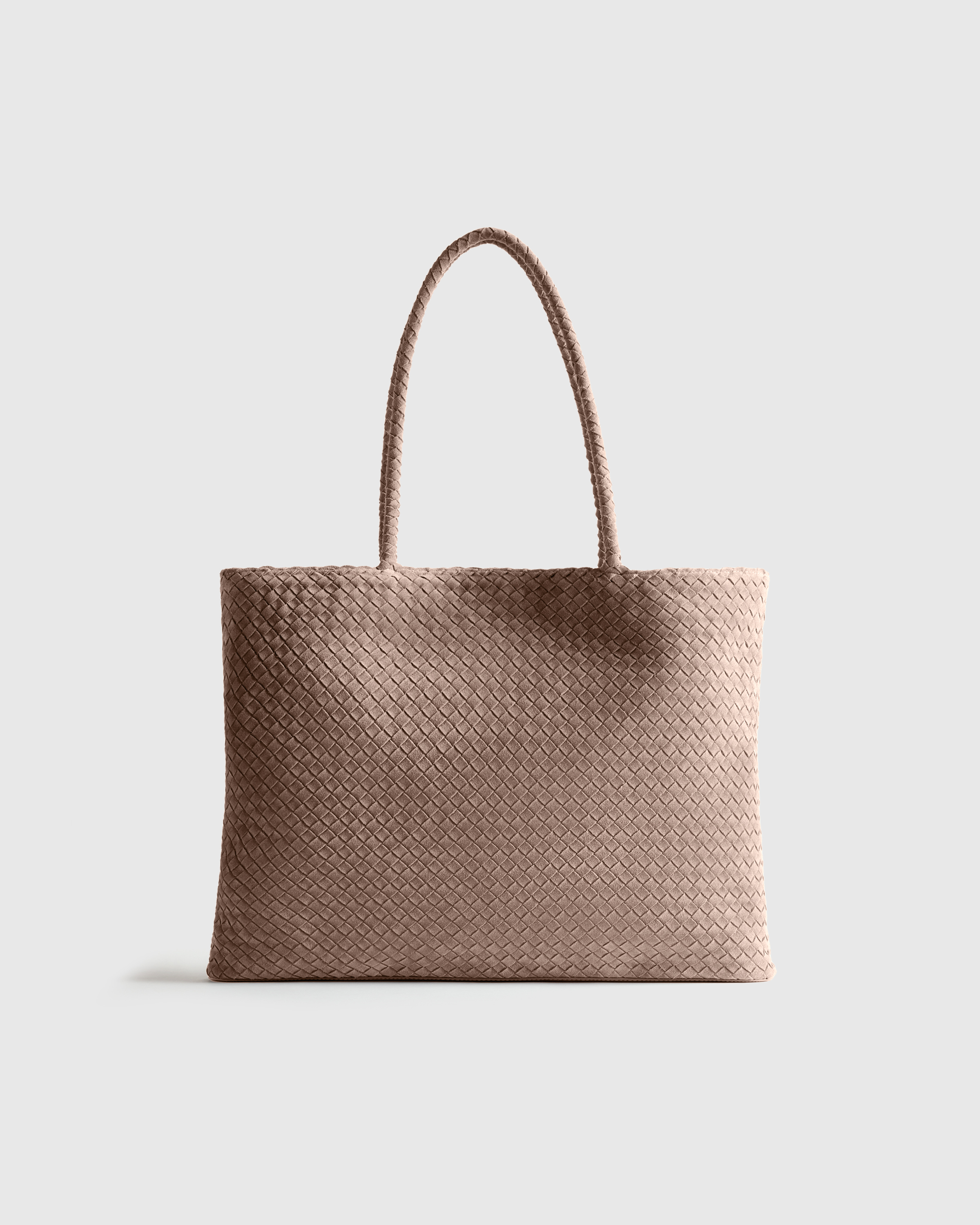 Pebble Siena Suede Handwoven Tote