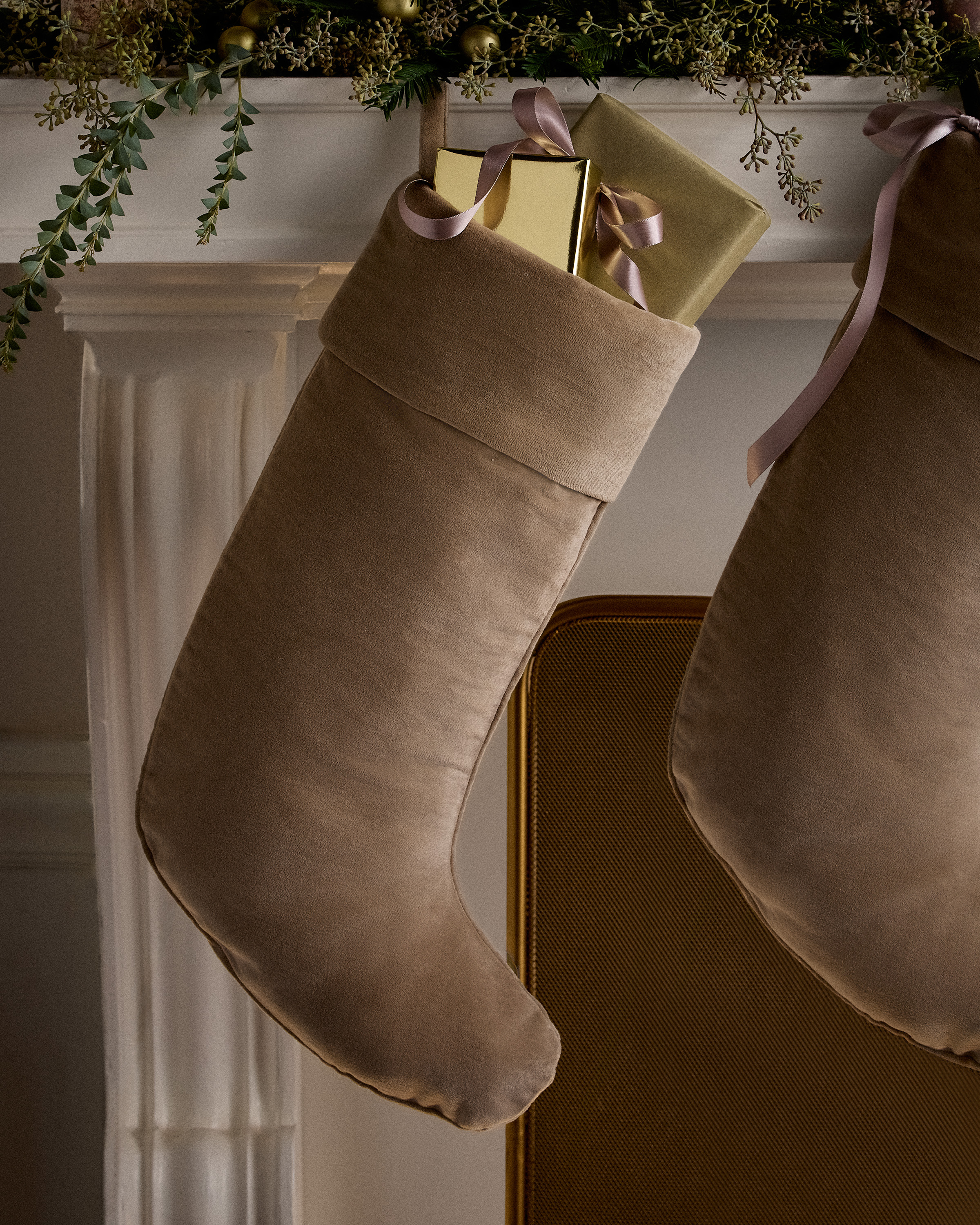 Cotton Velvet Stocking - thumbnail 4