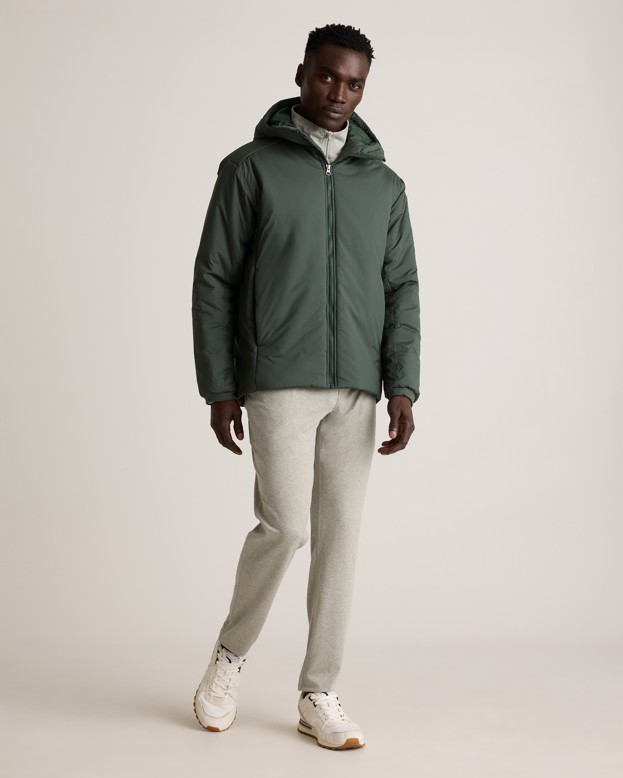 Hybrid Insulated Heavyweight Hooded Jacket
