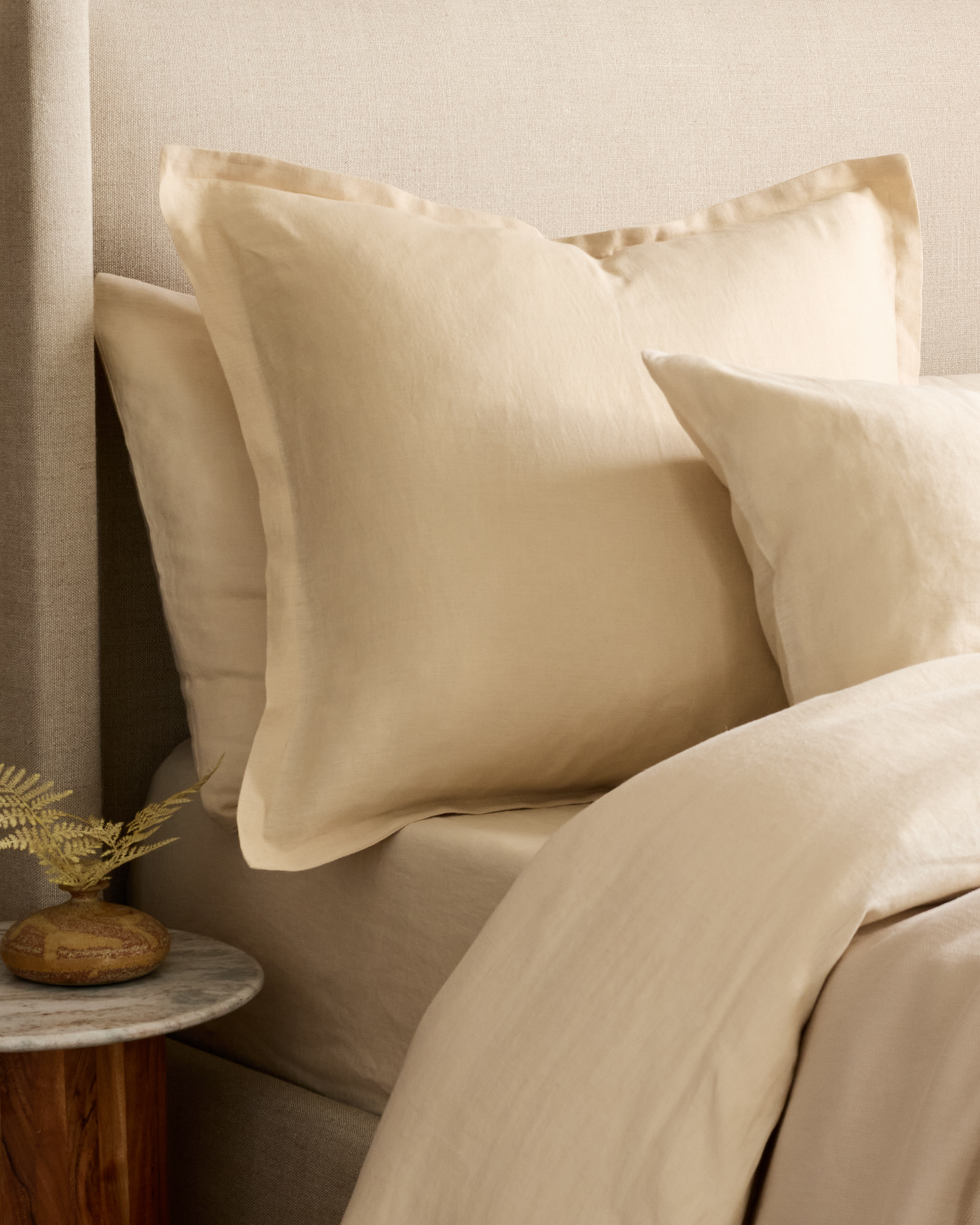 Oat European Linen Euro Sham