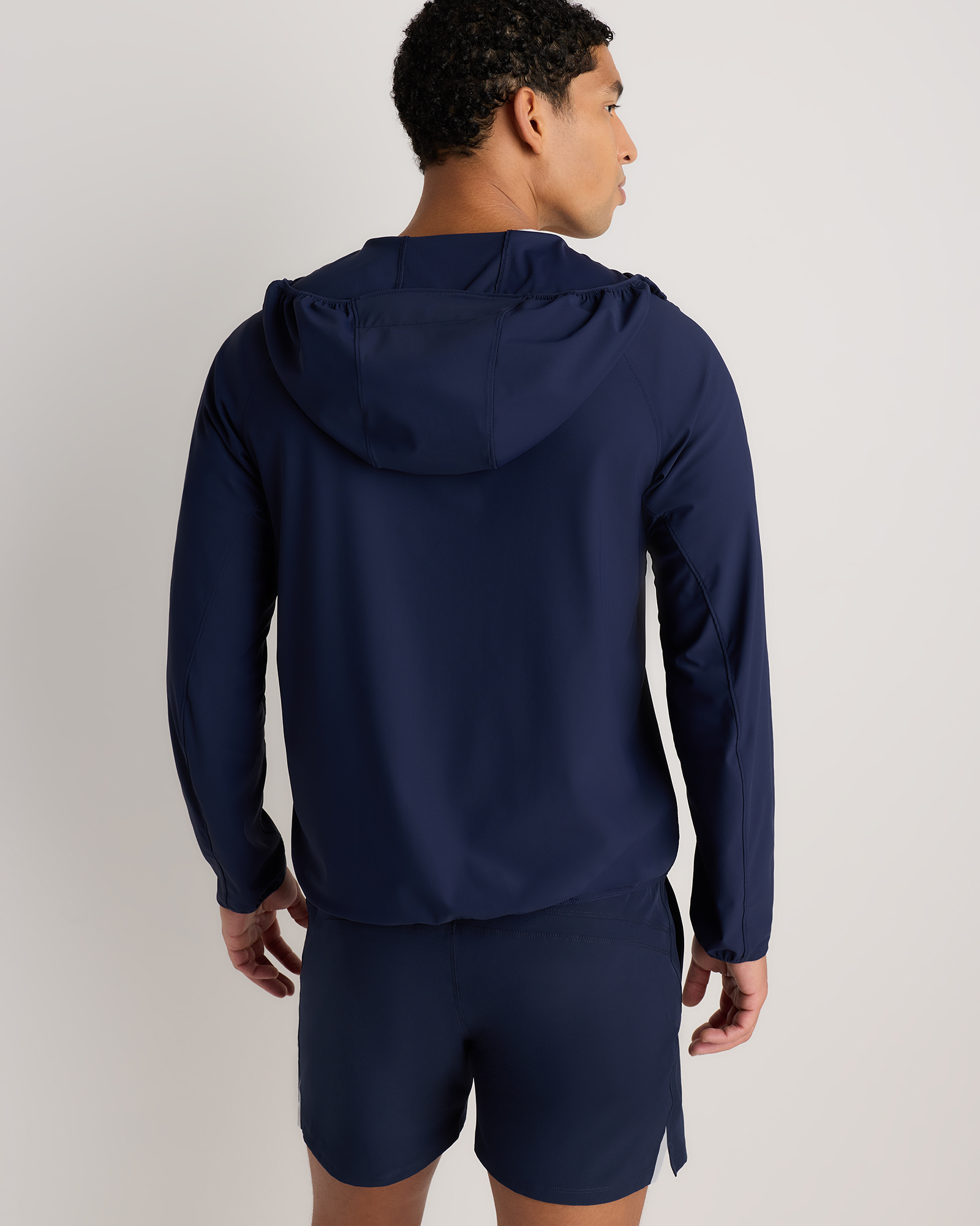 Packable Performance Training Jacket in Deep Navy