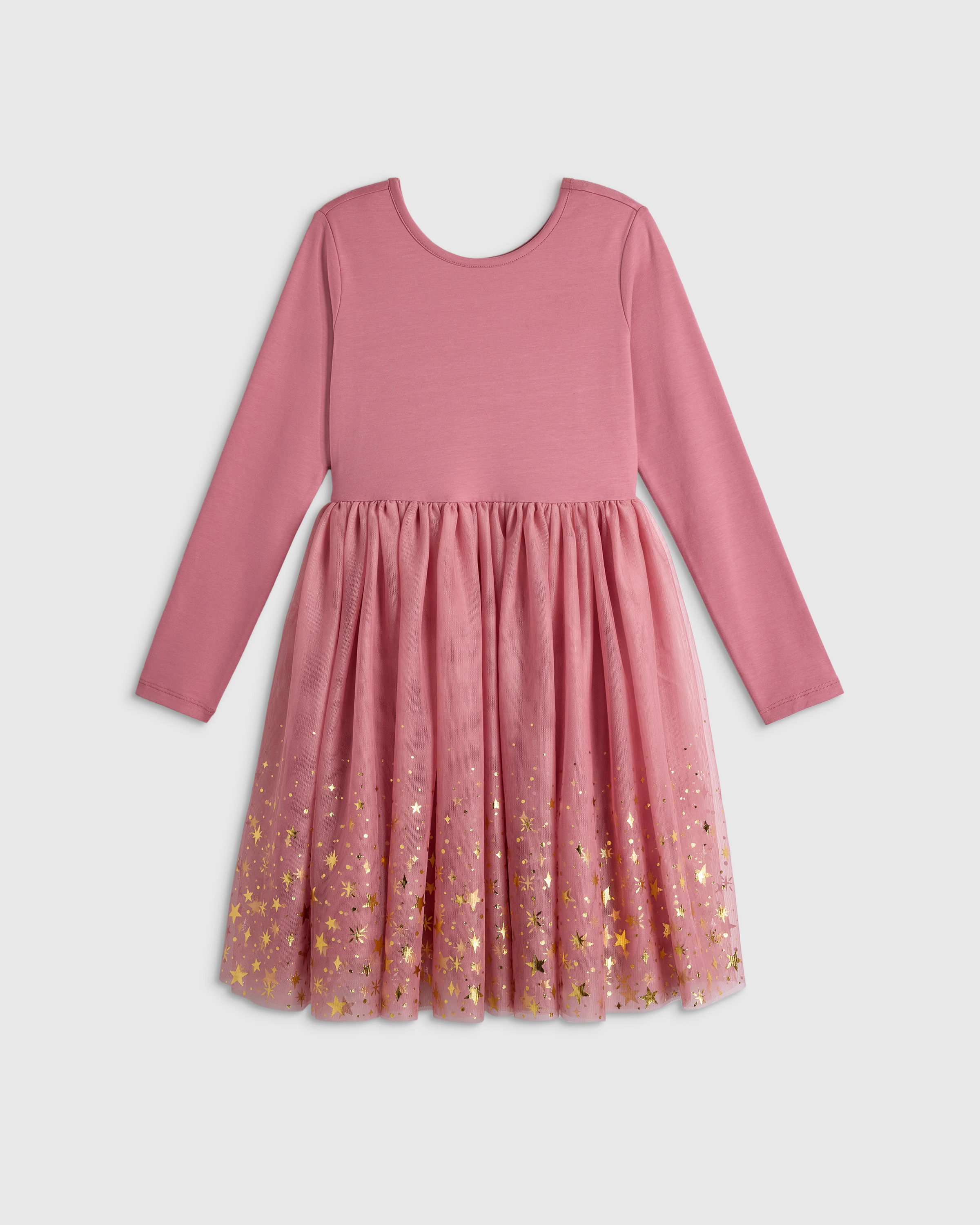 Fairytale Pink Shimmer Tulle Dress