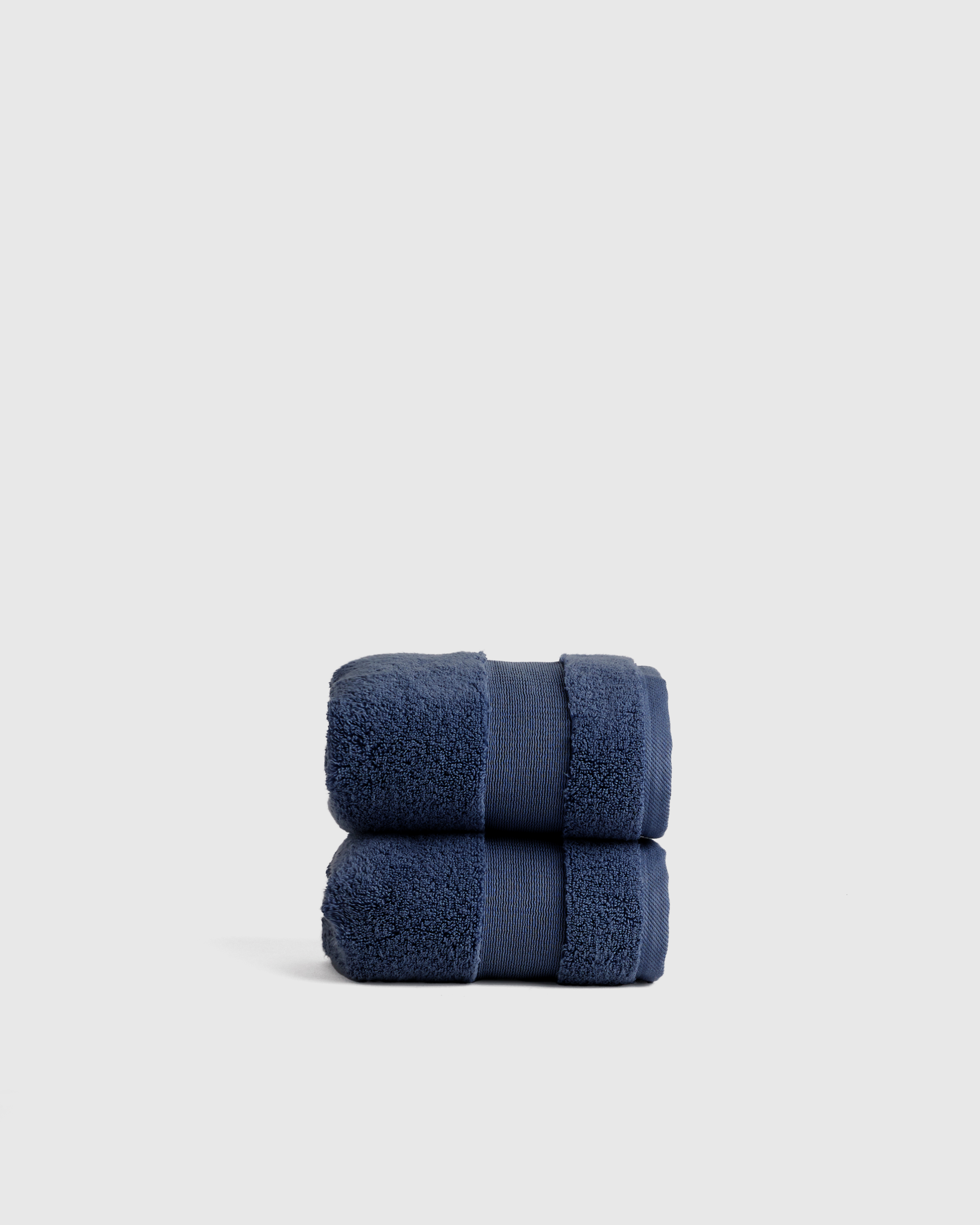 Navy Turkish Classic Hand Towel (Set of 2)