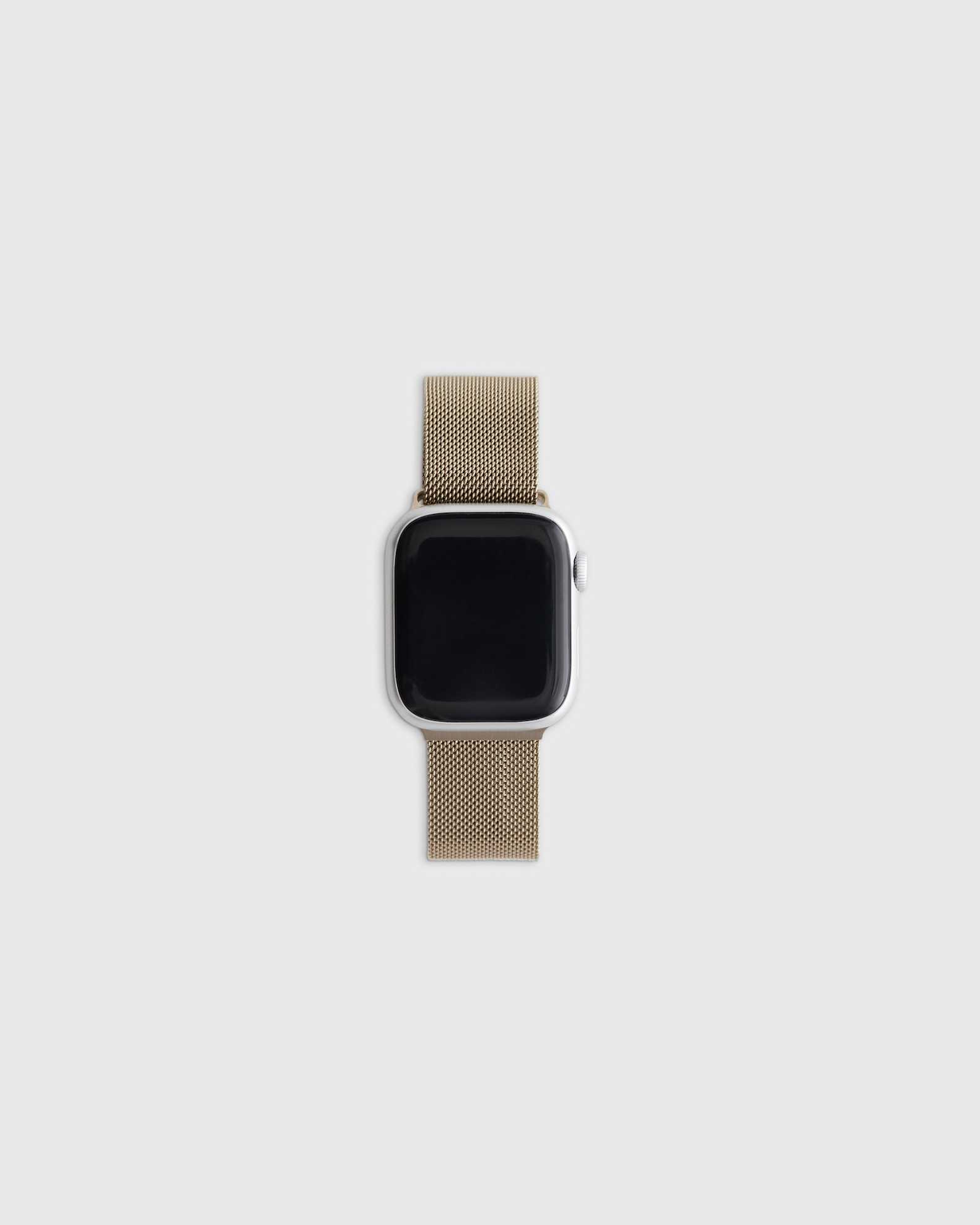 Stainless Steel Mesh Apple Watch Band in Gold - Main Image
