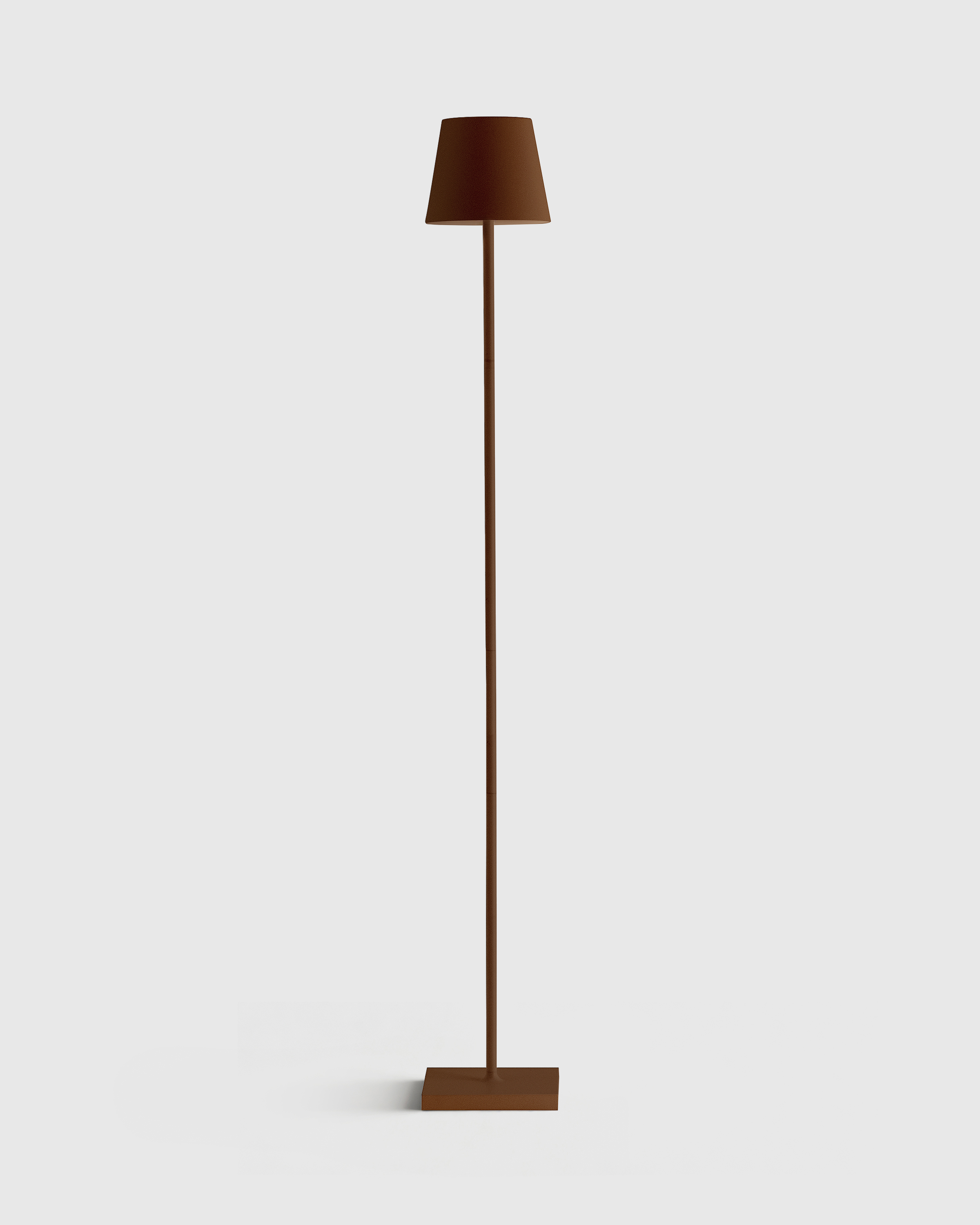 Rust Poldina Pro Rechargeable Floor Lamp by Zafferano