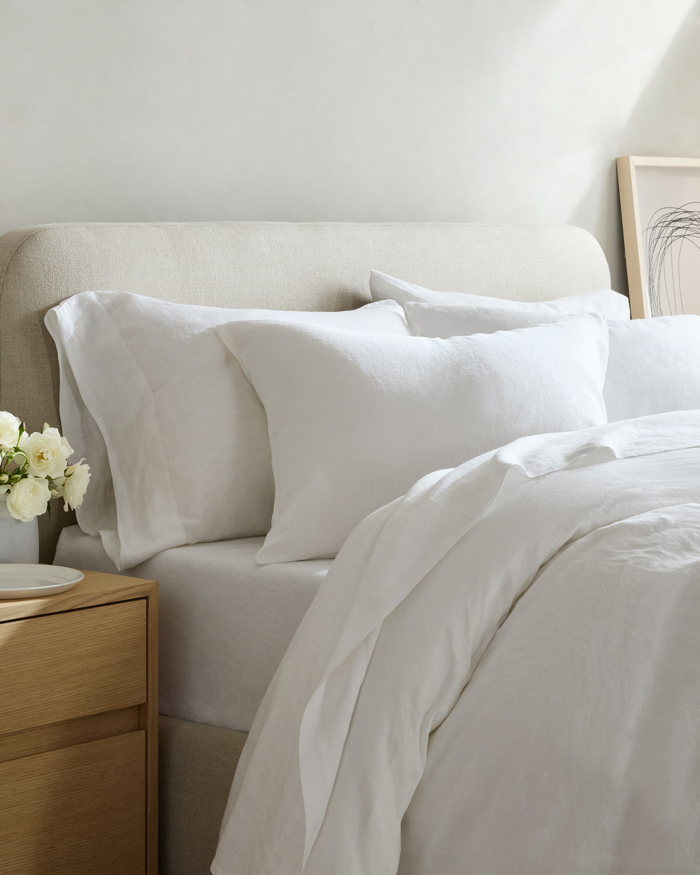 European Linen Duvet Cover Set - King/Cal King