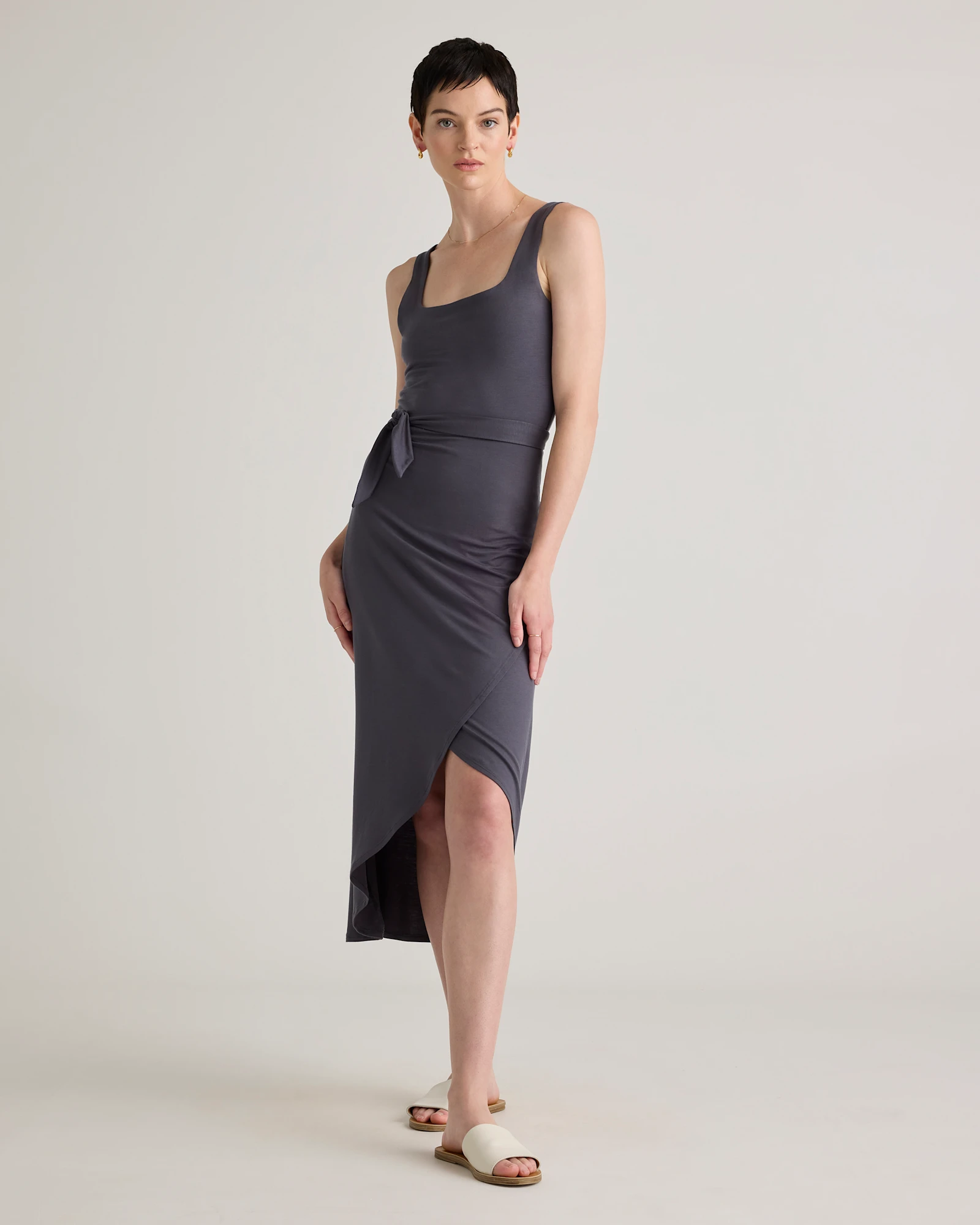 Tencel Jersey Side Tie Dress