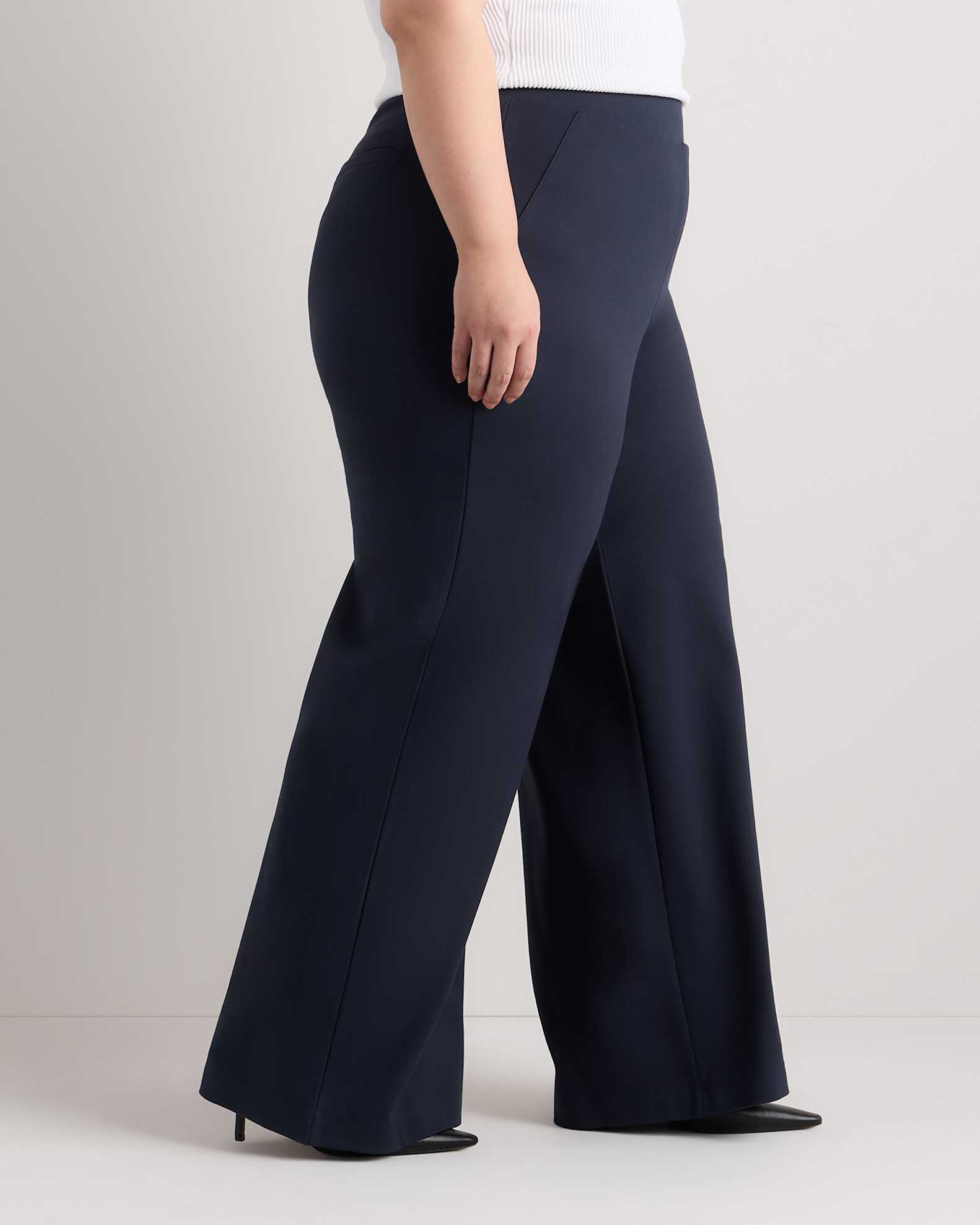 navy blue dress pants womens plus Navy Plus Size Pants for Women