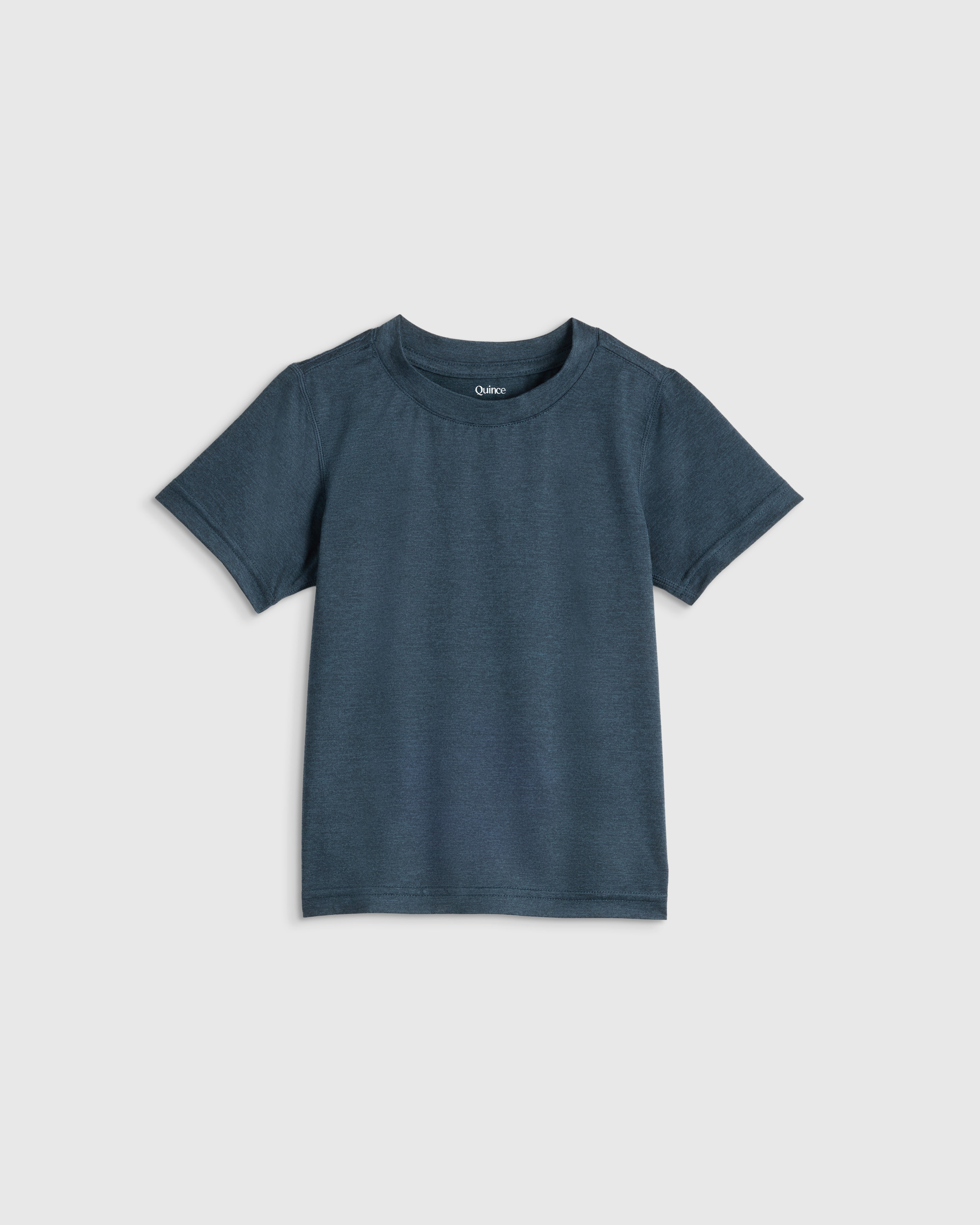 Quince Kids' Flowknit Breeze T-shirt In Blue