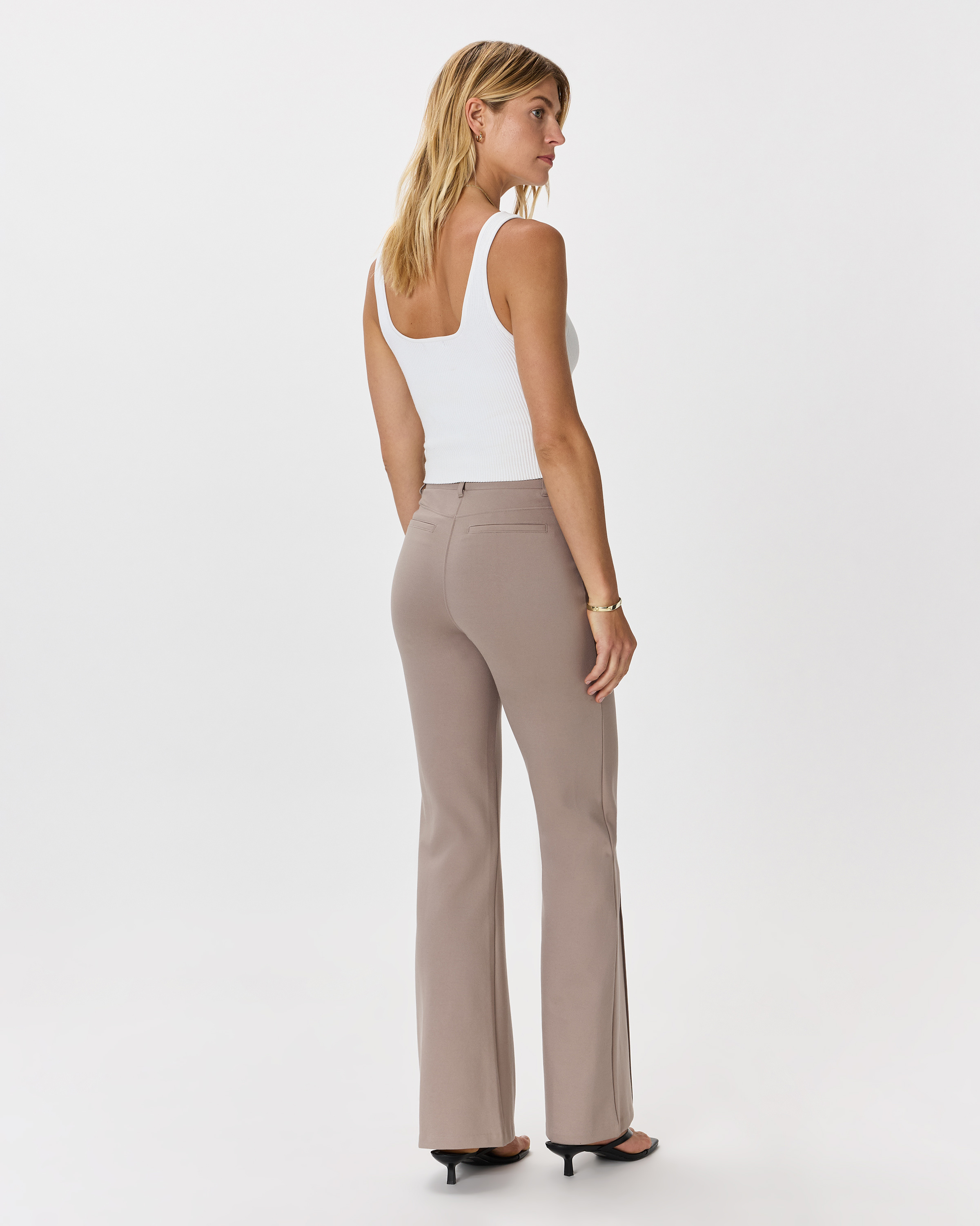 Ultra-Stretch Ponte Flare Leg Pants