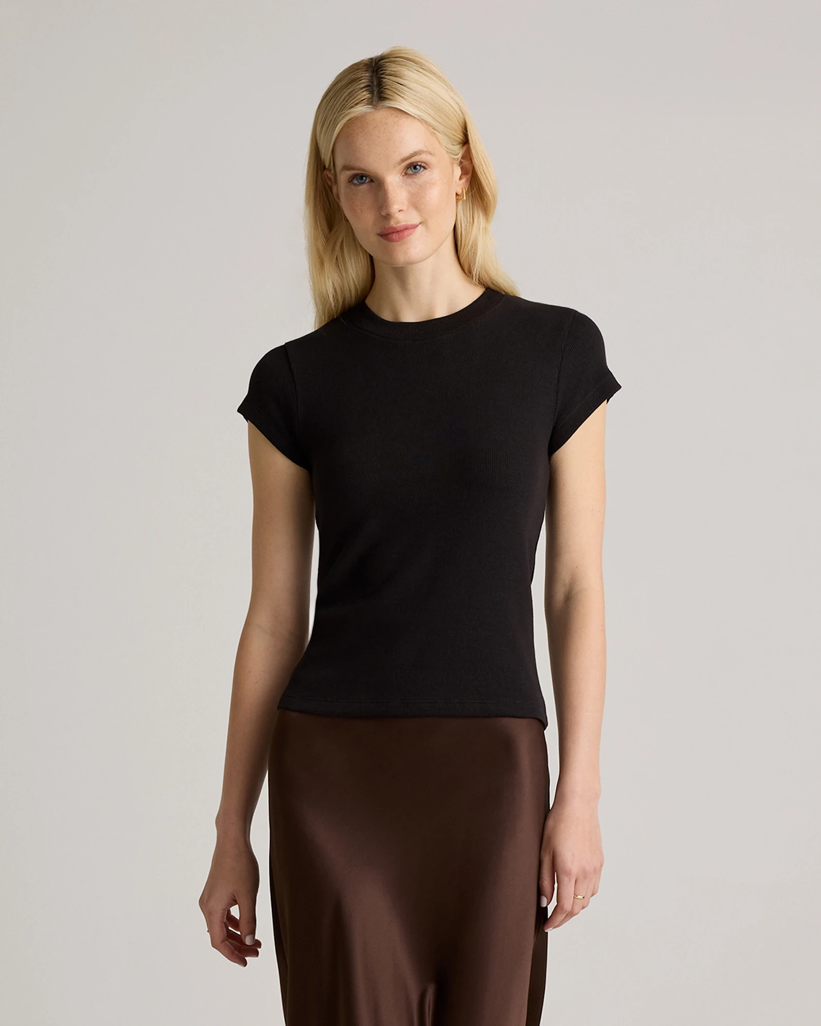 Organic Cotton Micro-Rib Crewneck Tee (3-Pack)
