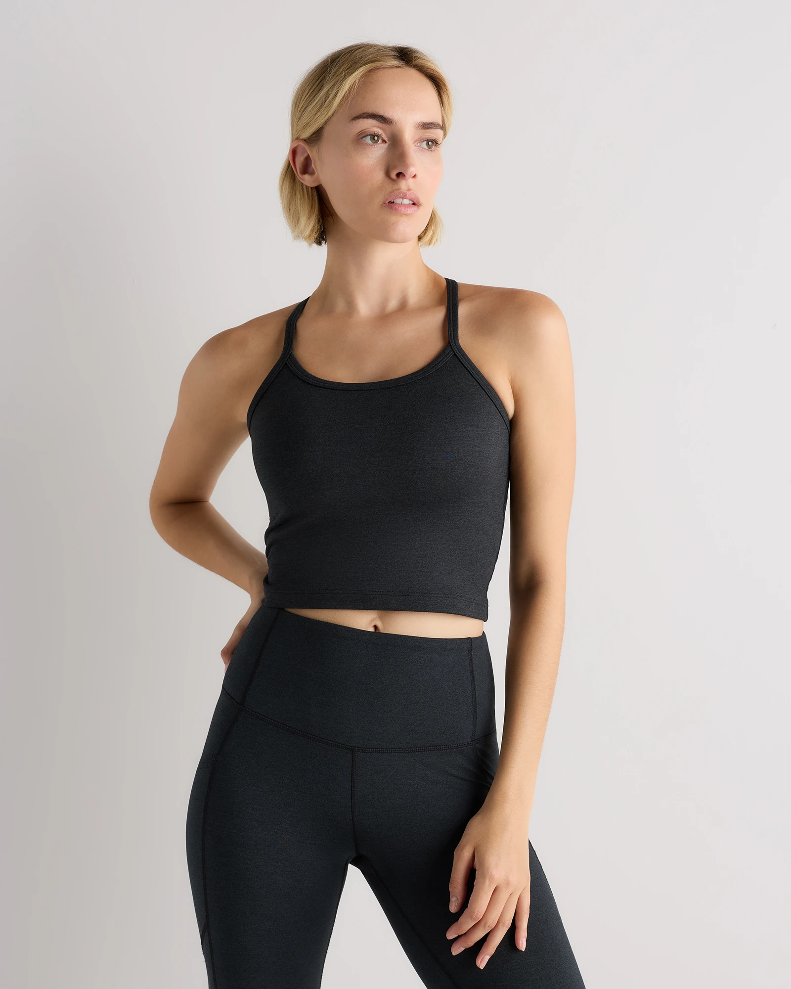Ultra-Soft Y-Back Cropped Bra Tank