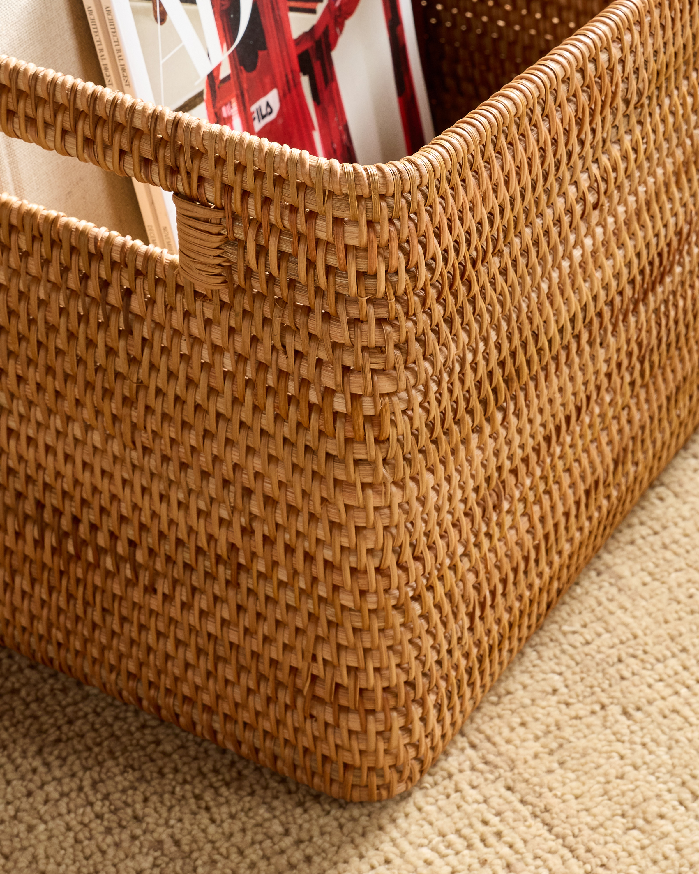 1P Rattan Legal Size Storage Box - thumbnail 4