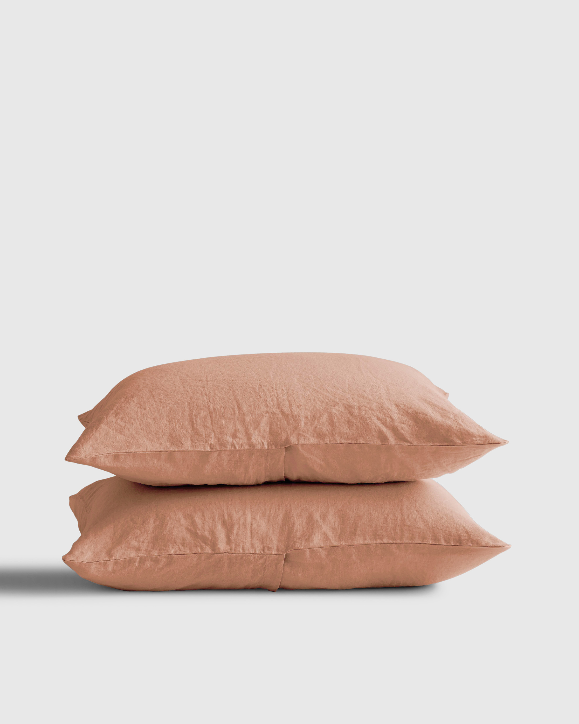 european linen sham set, standard, desert sunset
