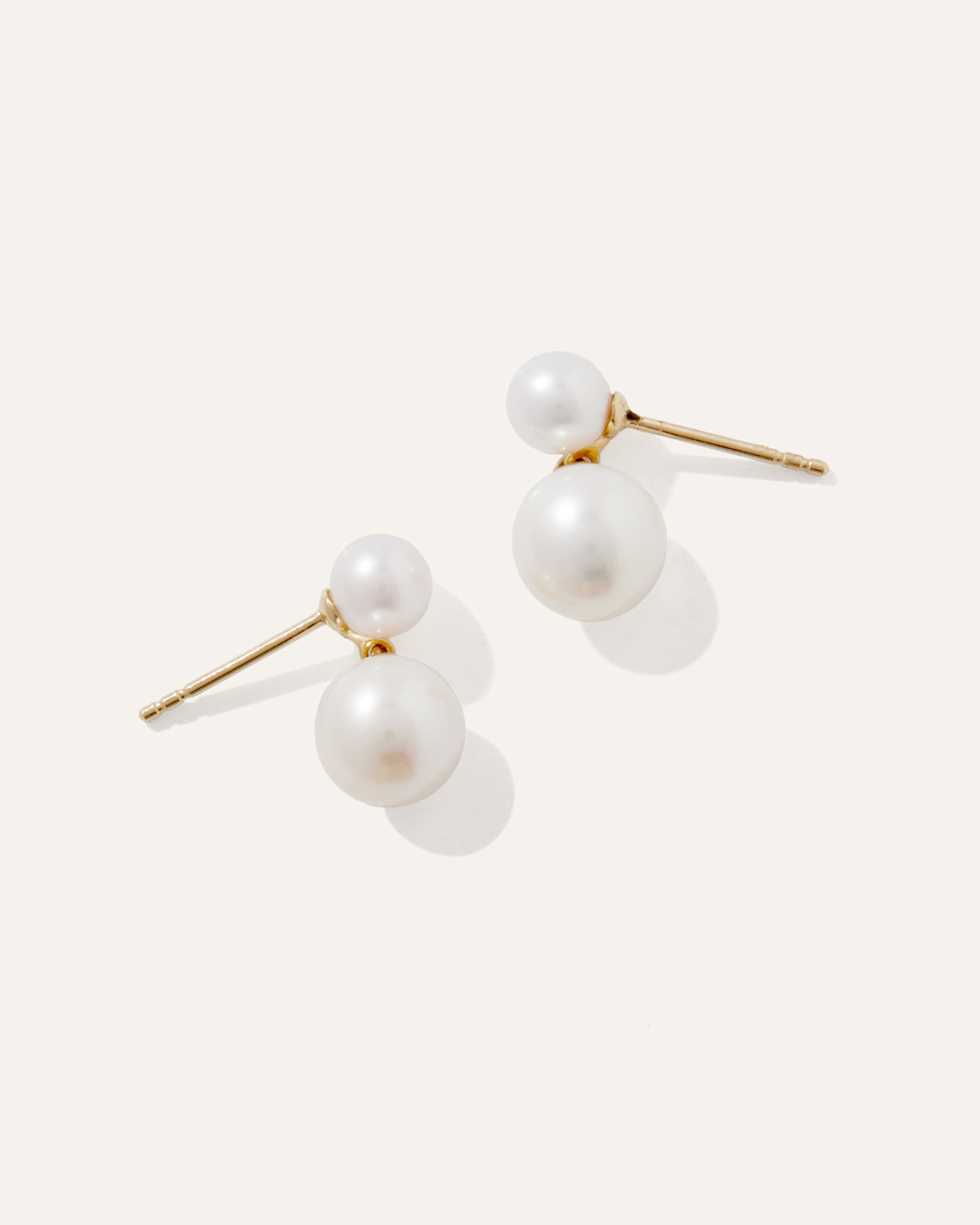 ◆STONEHENgE◆ 14K Pearl Drop Earrings StoneHenge 14K Pearl Drop Earrings SO0072 Crystal Pearl C.Z