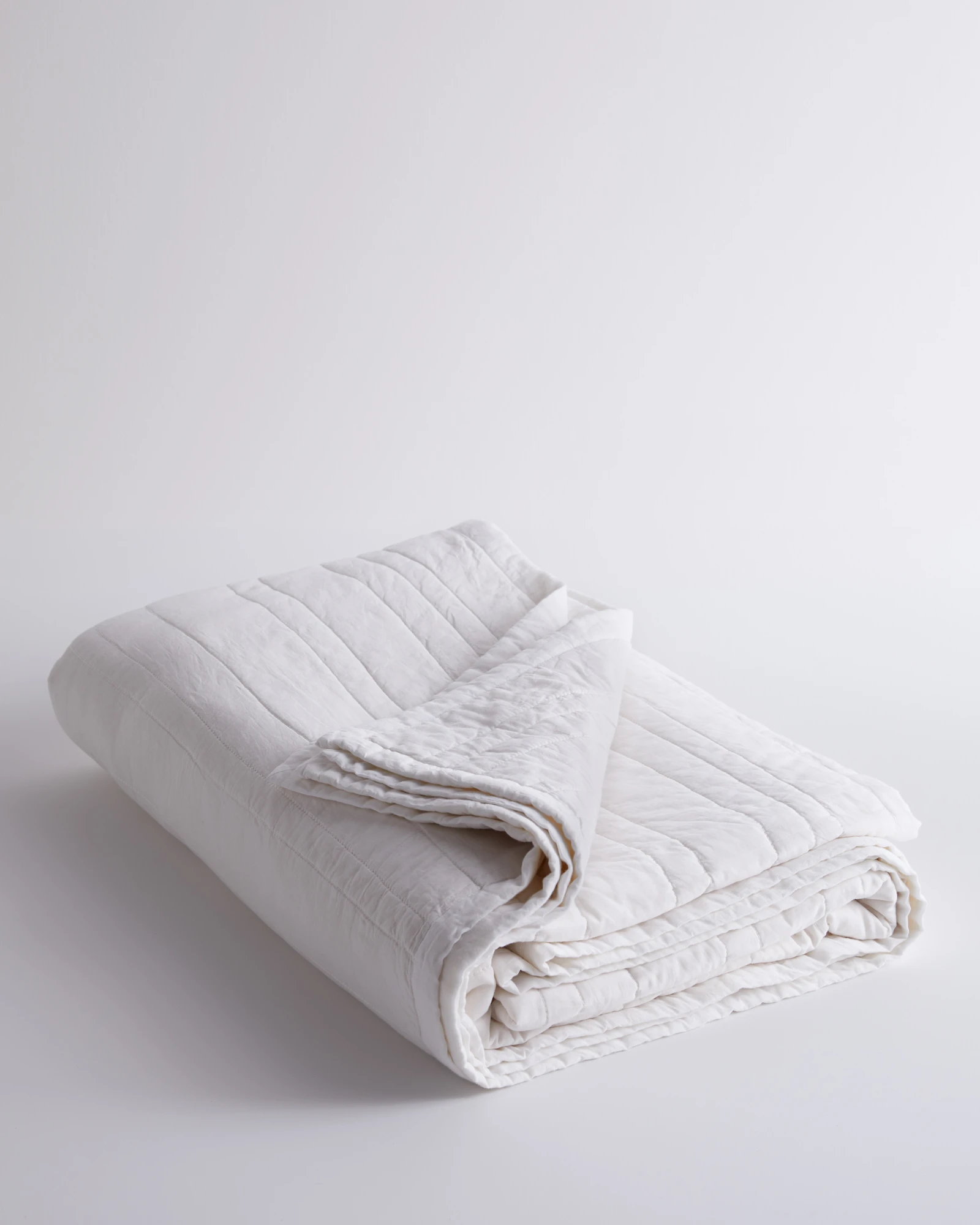 Organic Cotton Stripe Stitch Quilt