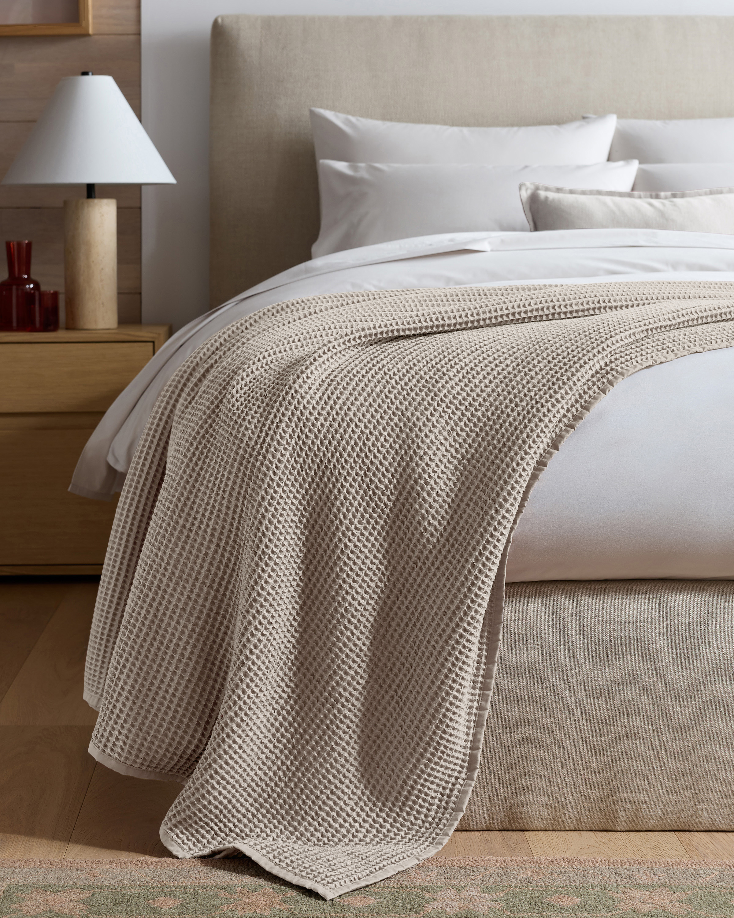 Dove Organic Waffle Bed Blanket