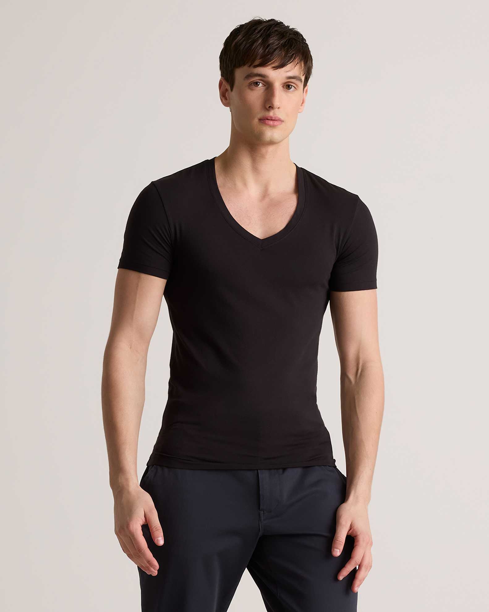 best v neck undershirt for dress shirt ALBERT KREUZ Men's Sleeveless v-Neck Business Undershirt 100% Organic Cotton White S at Amazon Men's Clothing store