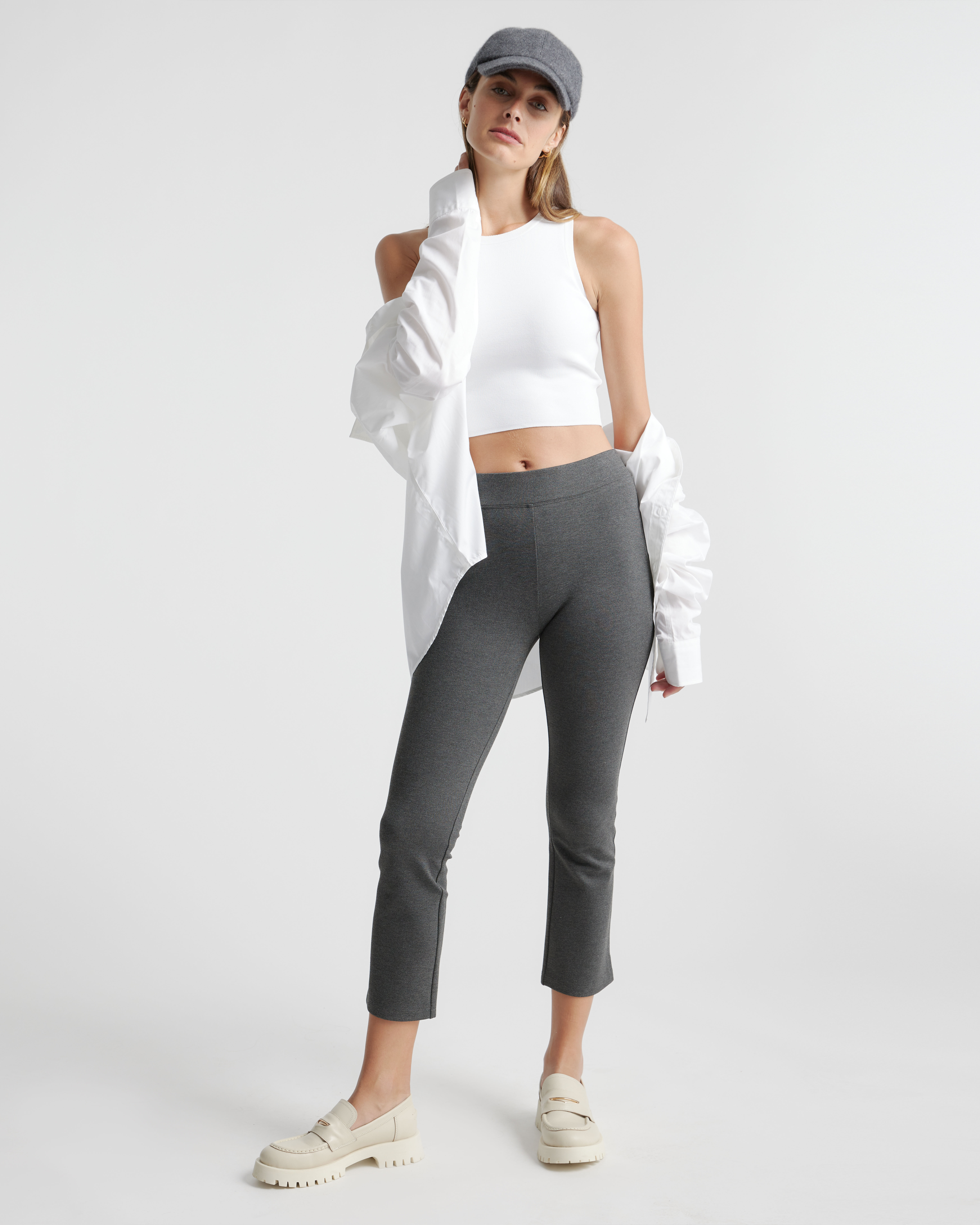 Lyssé Women's Chantae Split Ankle Kick Flare Pants - Lightweight Ponte With 4-Way Stretch - View #12