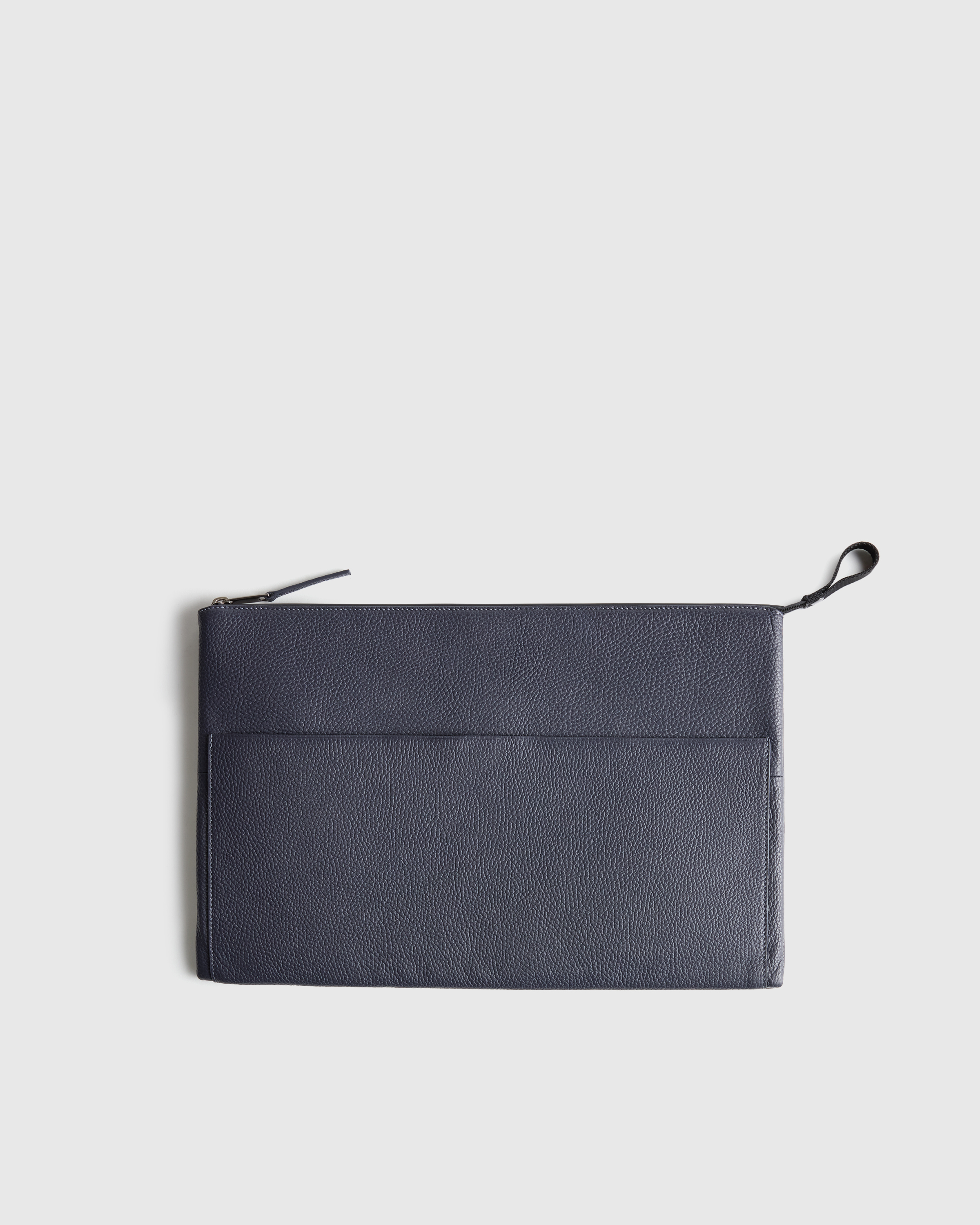 Dark Navy Excursion Italian Leather Tech Folio