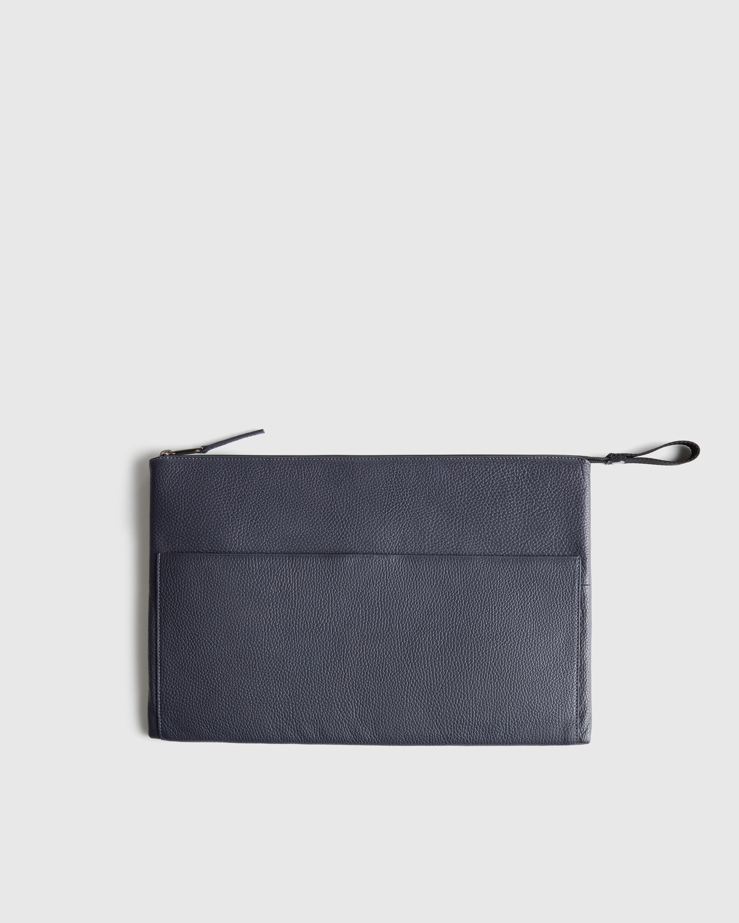 Dark Navy Excursion Italian Leather Tech Folio