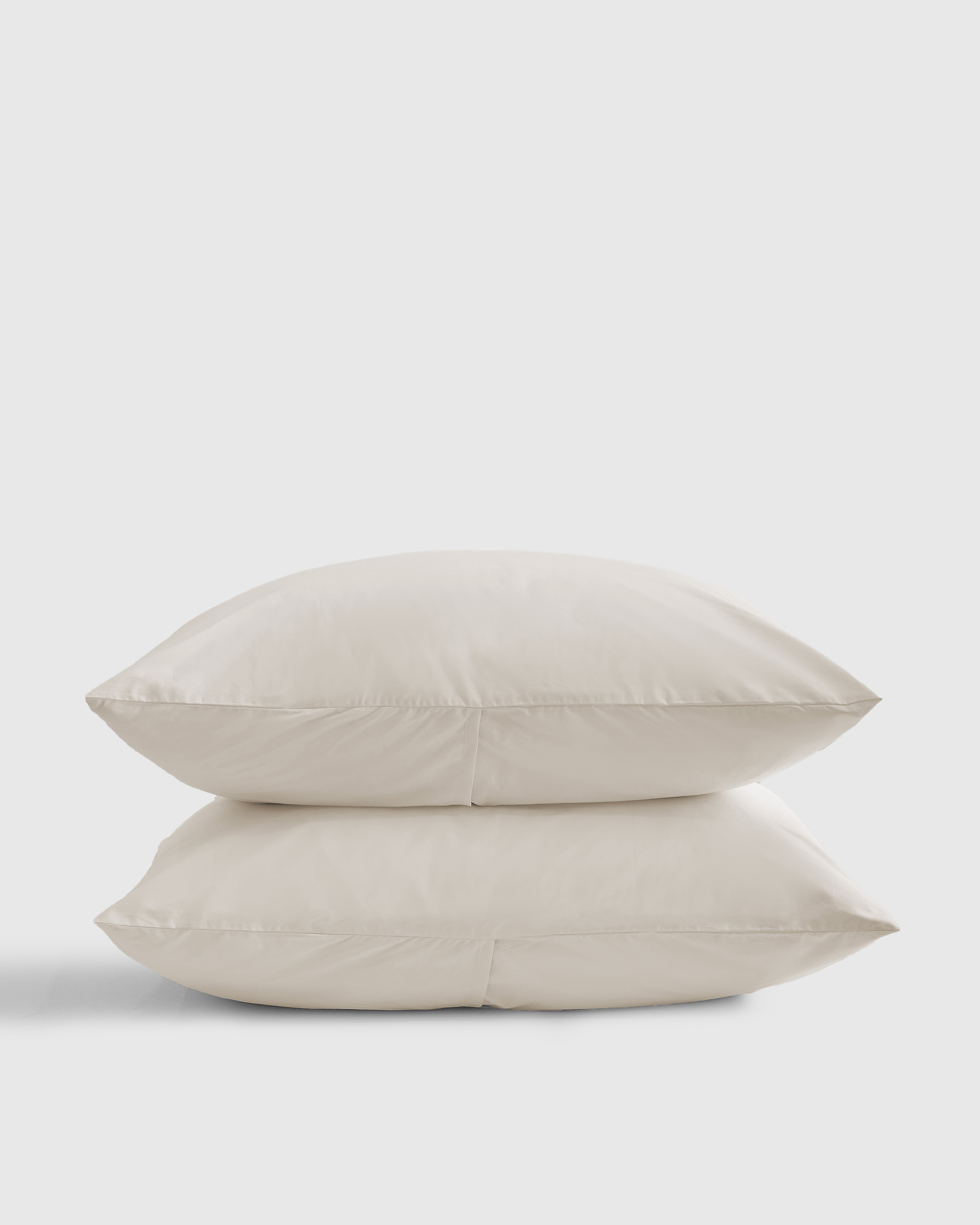 Classic Organic Percale Sham Set, Sand, Standard