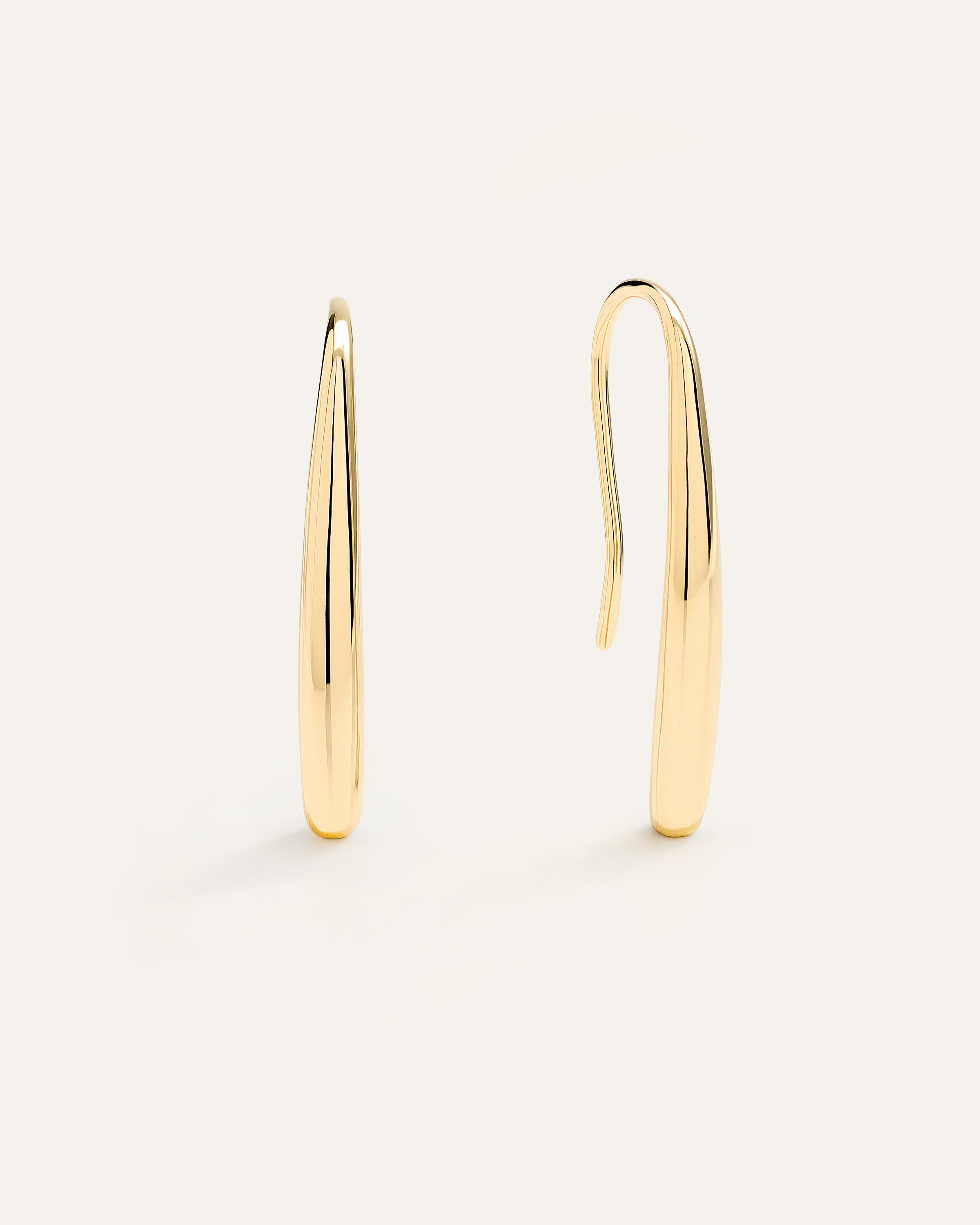 Gold Vermeil Threader Drop Earrings