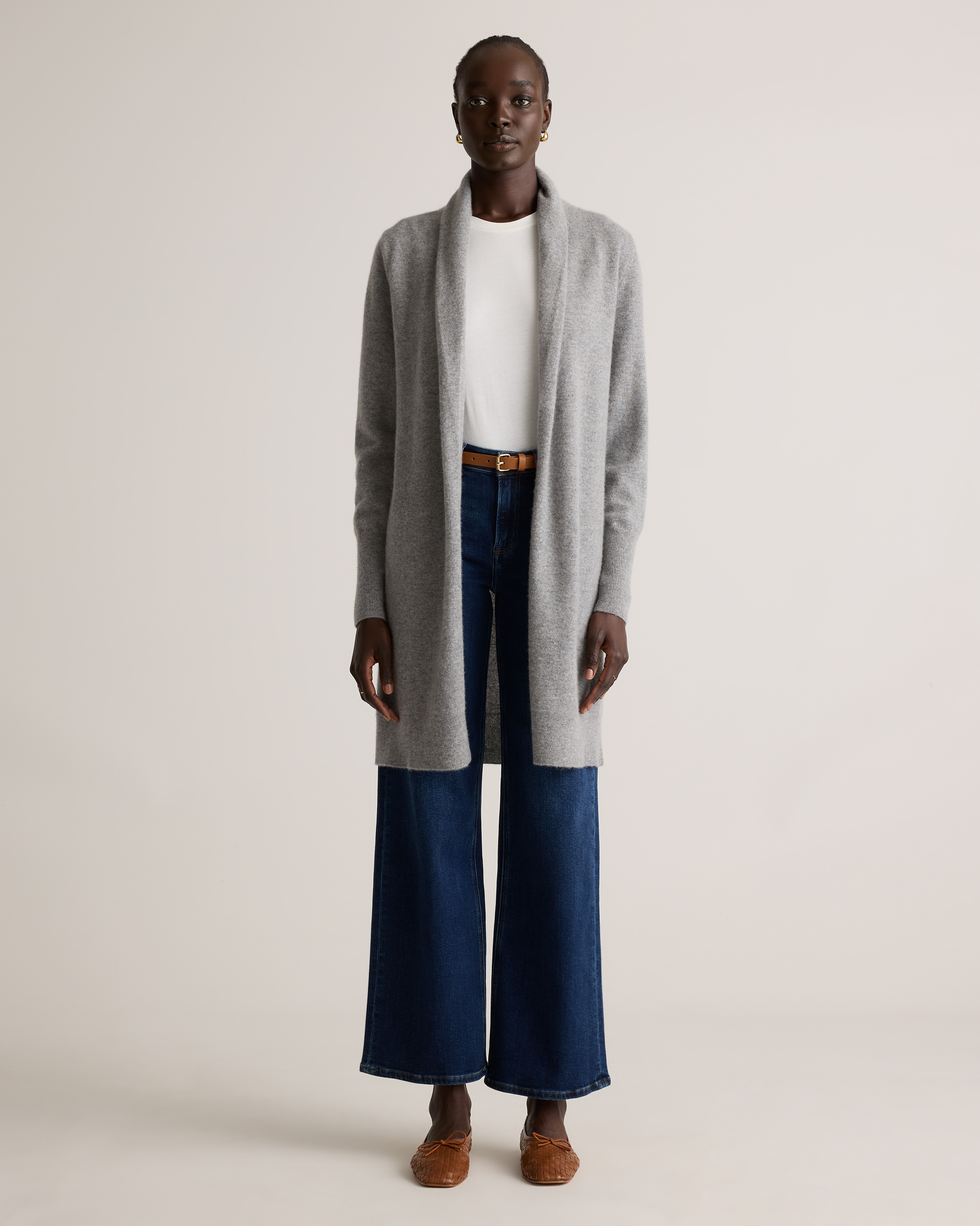 Mongolian Cashmere Duster Cardigan Sweater | Quince Canada